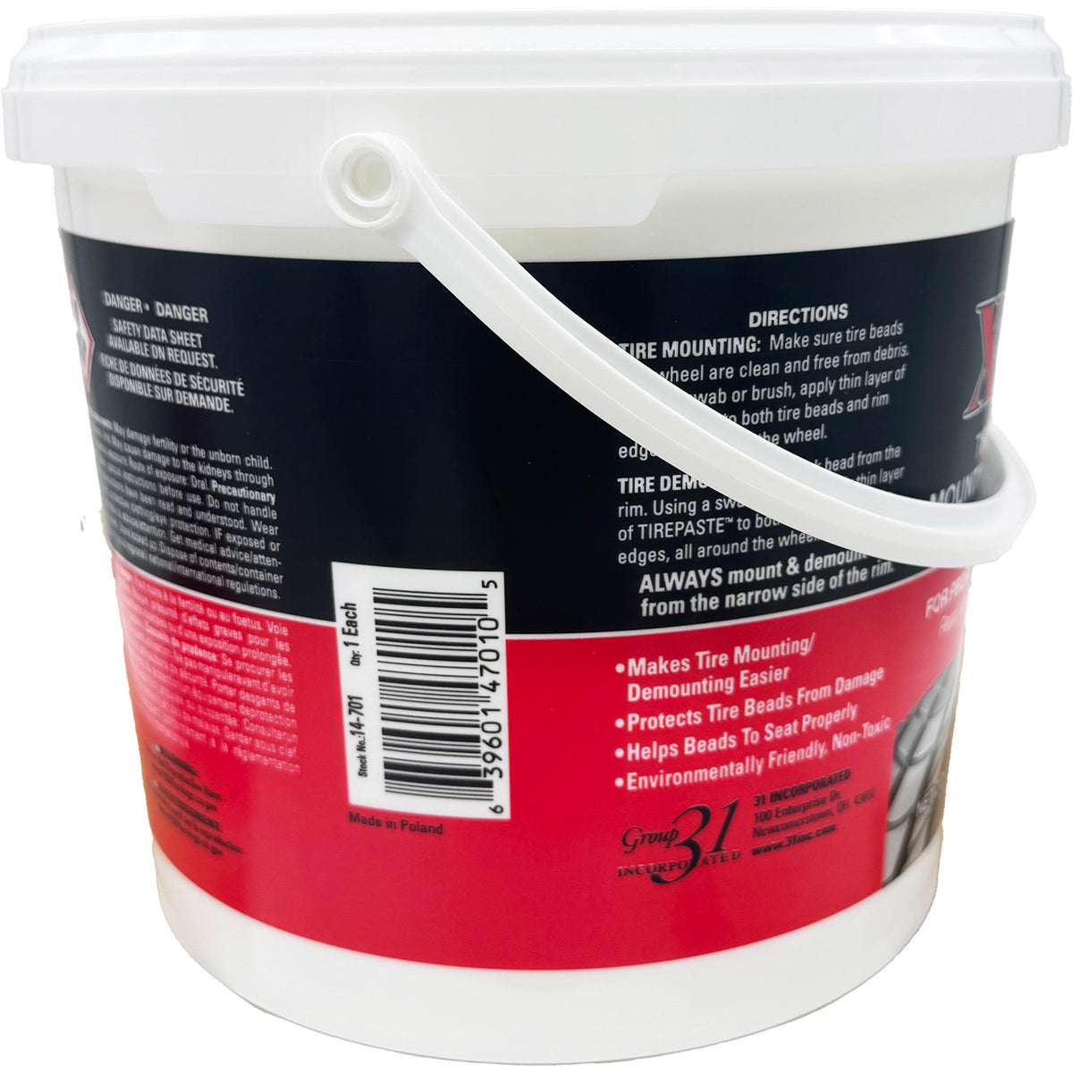 Xtra Seal 14-701 Euro-Paste Tire Mounting Compound - 11lb Bucket