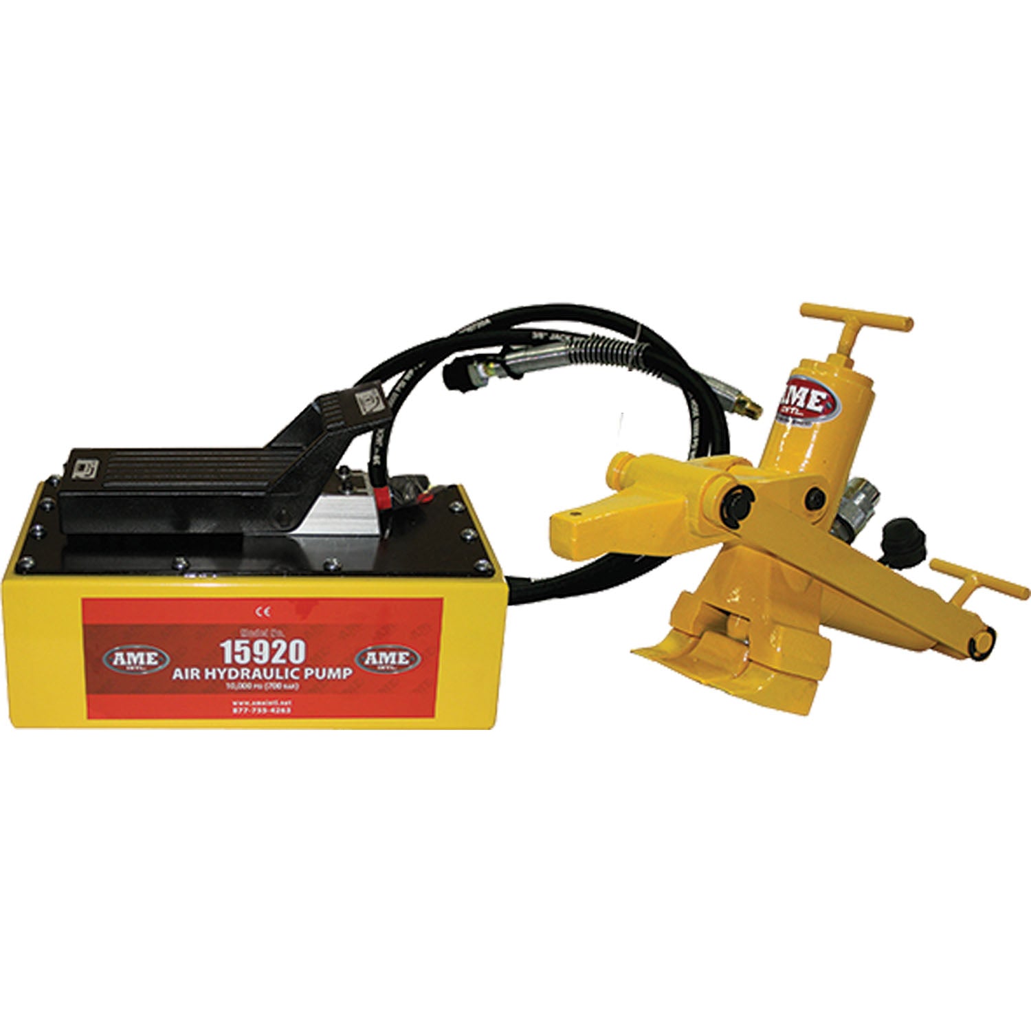 AME 12020 Hydraulic Tire Bead Breaker Kit with Pump Hose and Bead Breaker