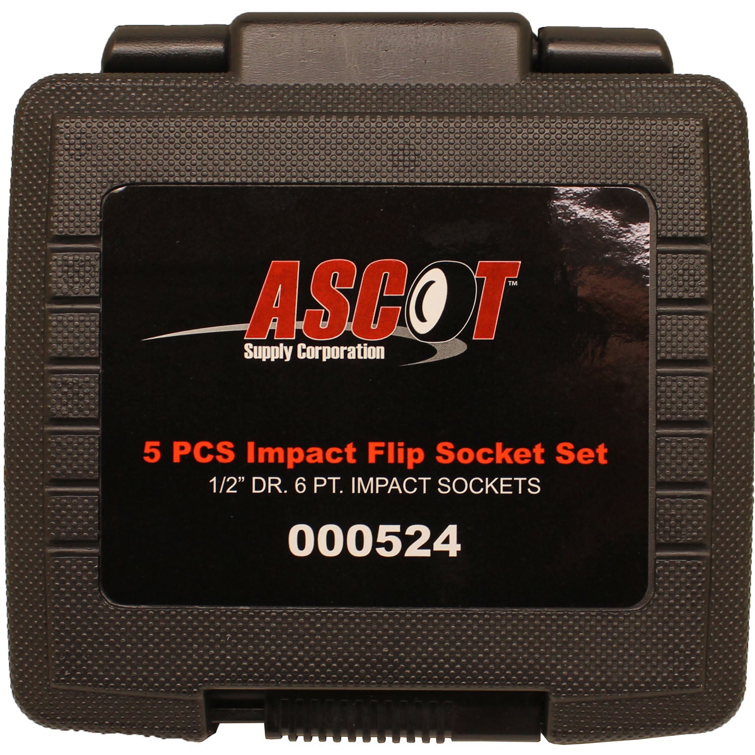 Ascot 167-12051 1/2" DR Flip Socket Set 18.5mm 19.5mm 21mm 21.5mm 22mm 22.5mm