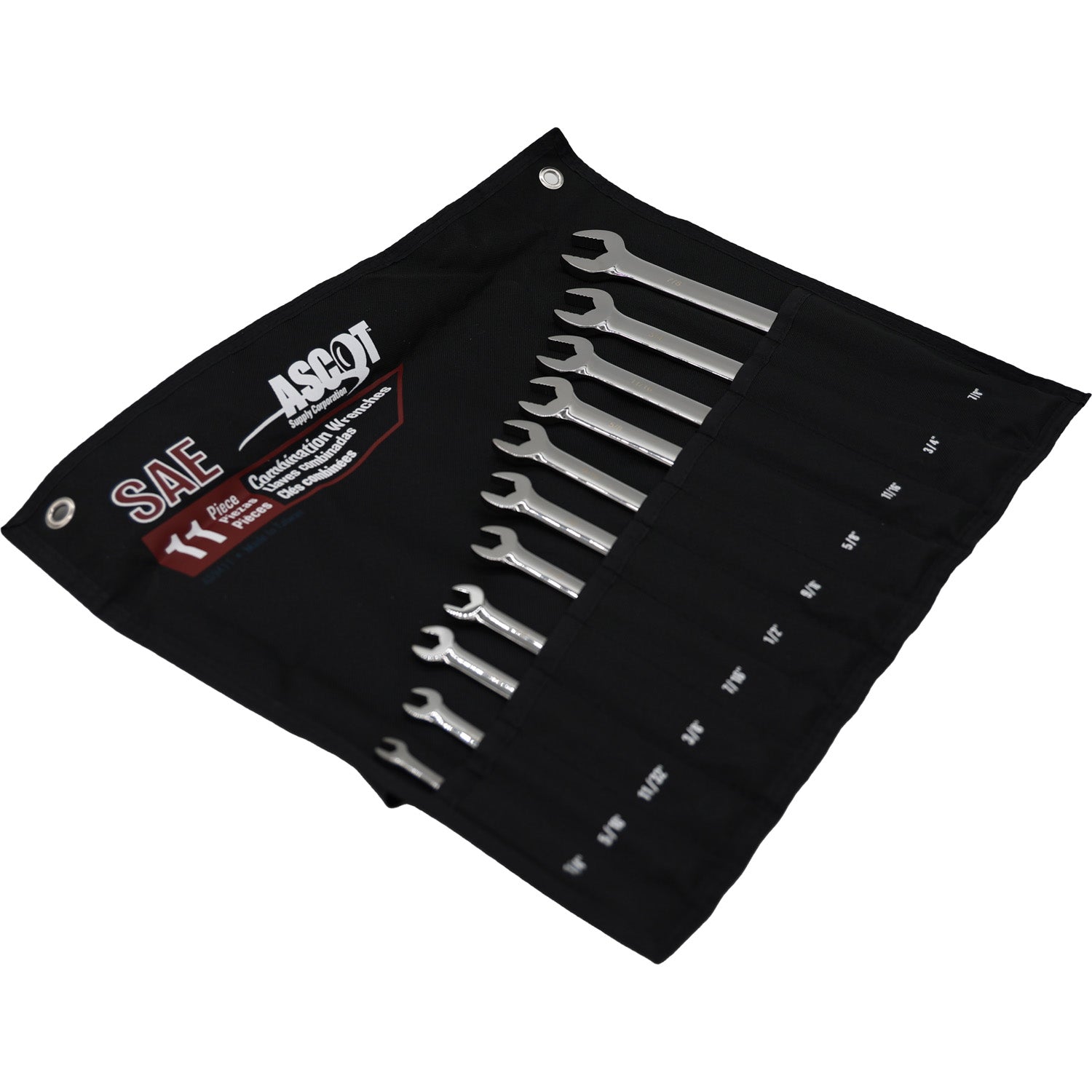 Ascot 11 Piece Metric Combination Long Wrench Set