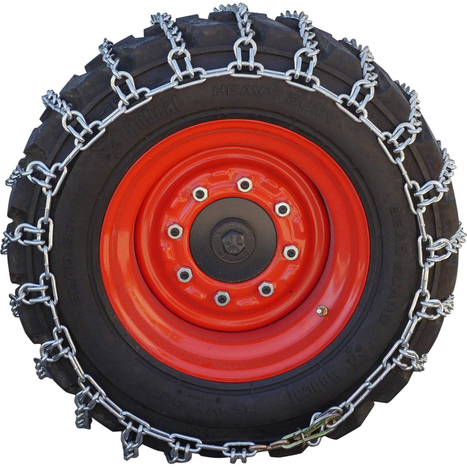 Peerless 0341056 Wide Base Skid Steer 10-16.5 Twist 2-Link Tire Chains (1 Pair)