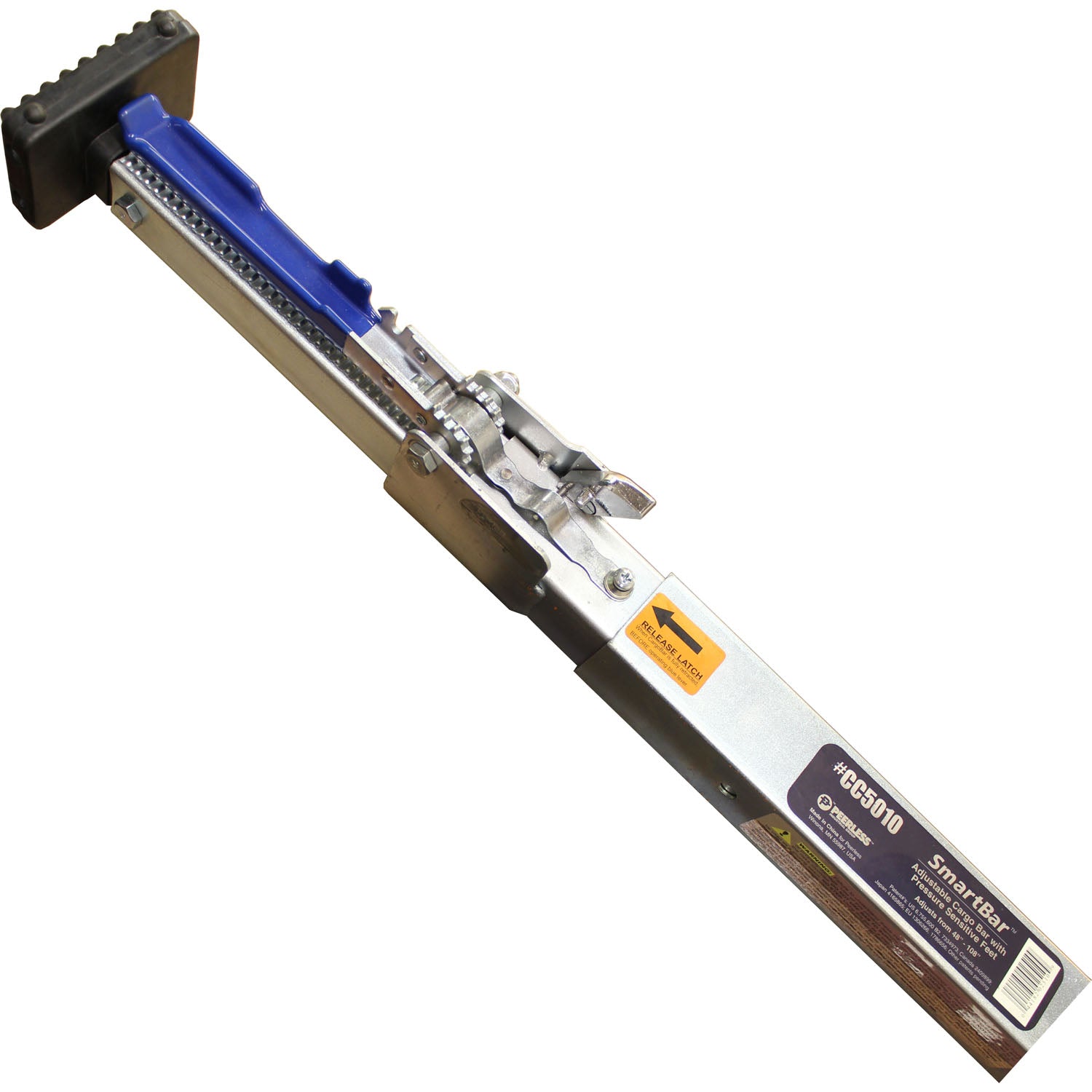 Peerless CC5010 SmartBar Cargo Bar 48" - 108" Ratcheting Load Lock