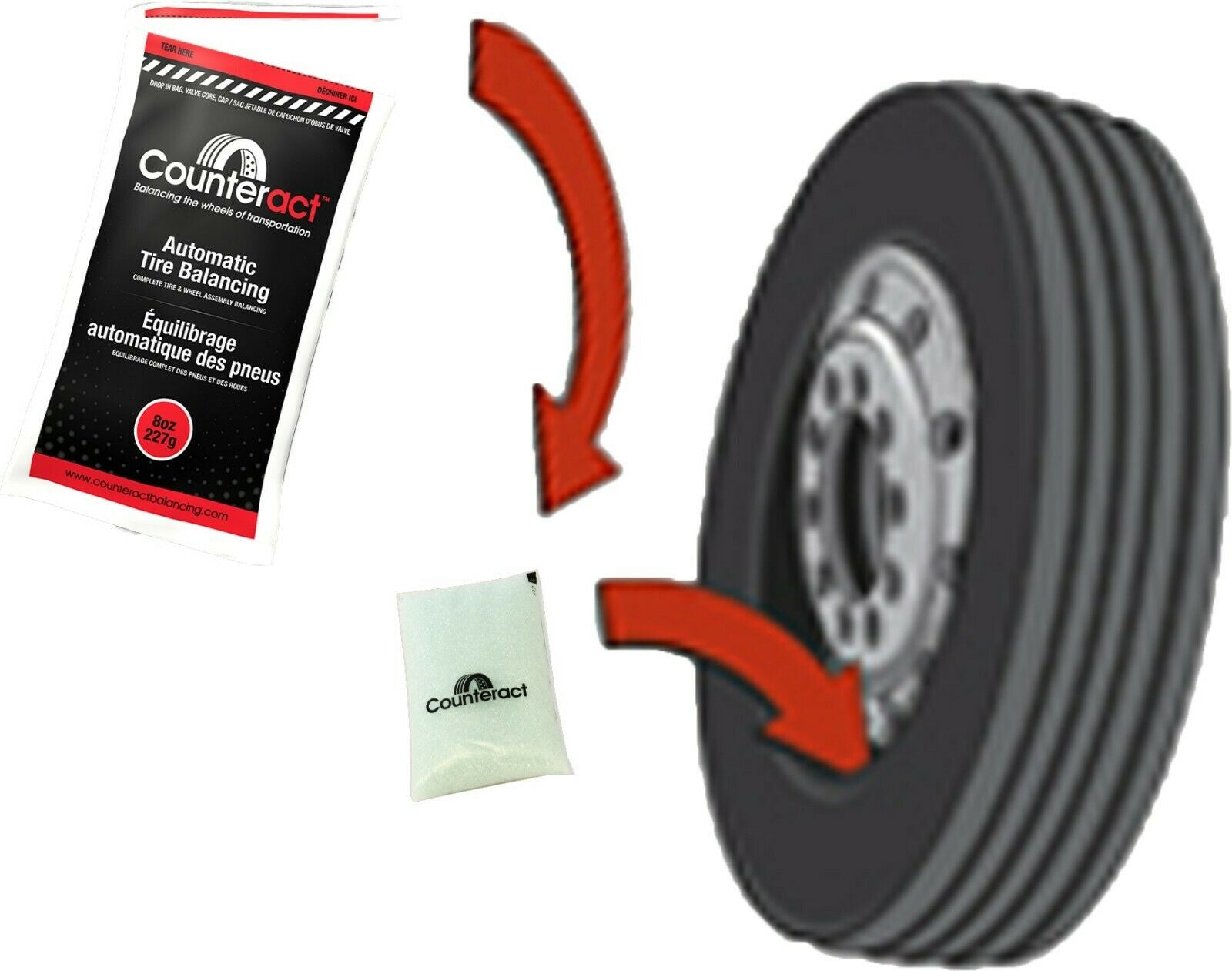 Counteract ATV / UTV Balance Beads DIY KIT K 4oz Bags