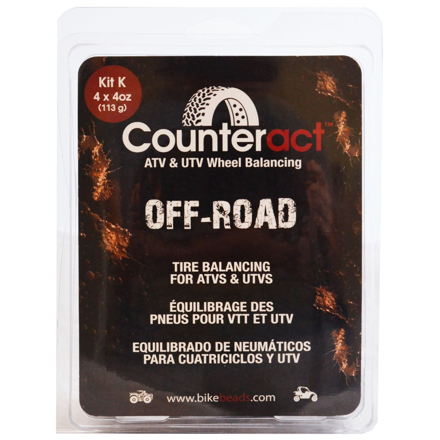 Counteract ATV / UTV Balance Beads DIY KIT K 4oz Bags