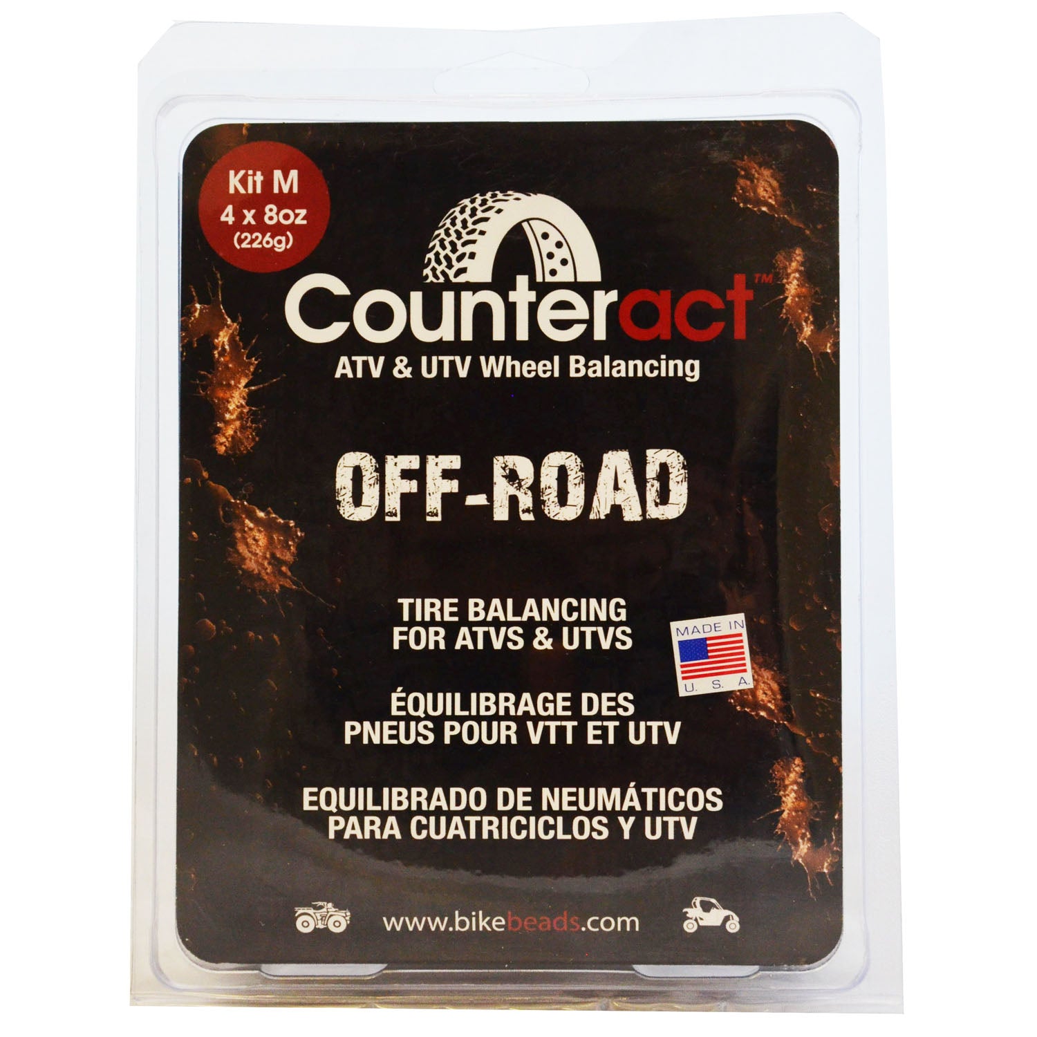 Counteract ATV / UTV Balance Beads DIY KIT M 8oz Bags