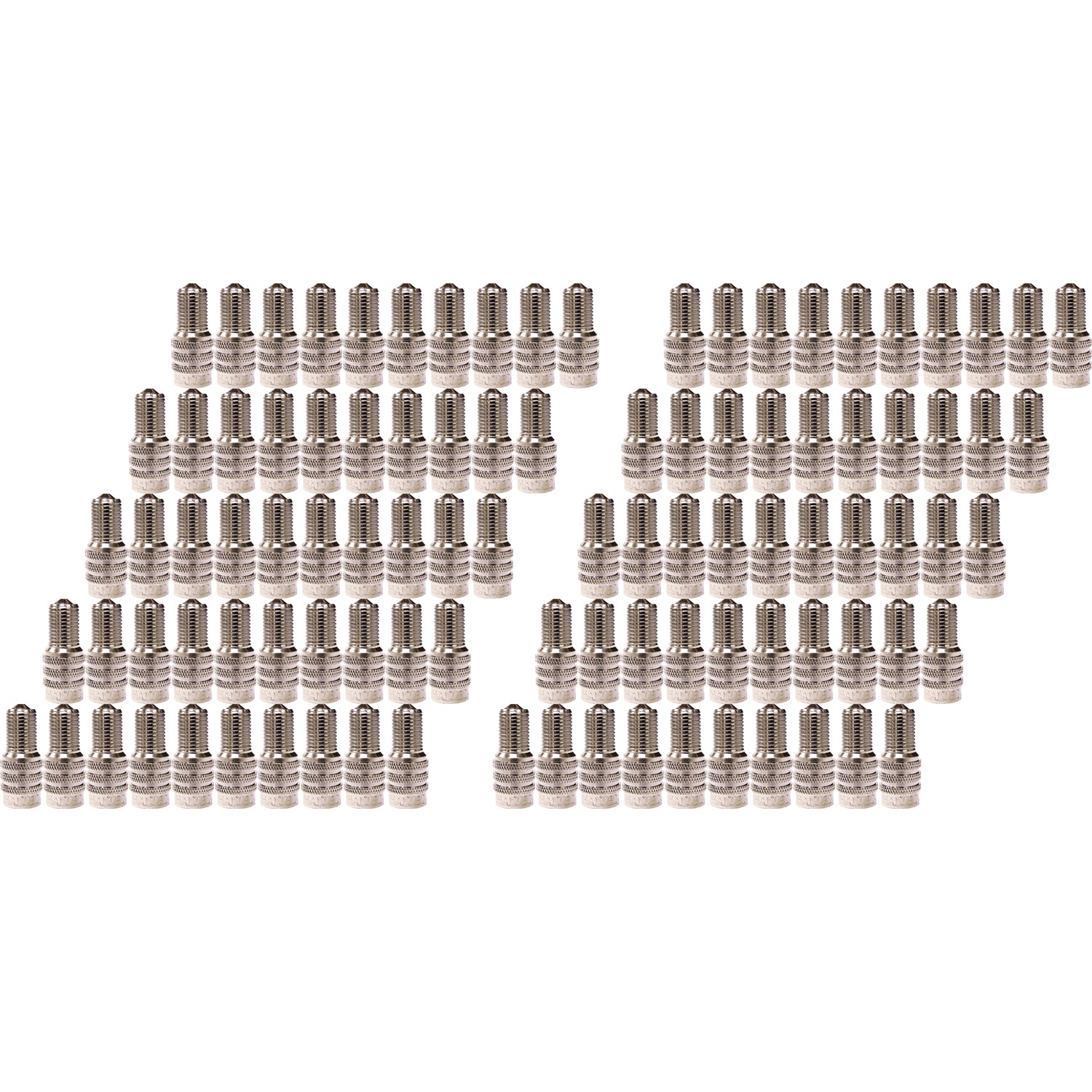 Haltec DS-1 Double Seal Flow-Through Valve Cap Pack of 100