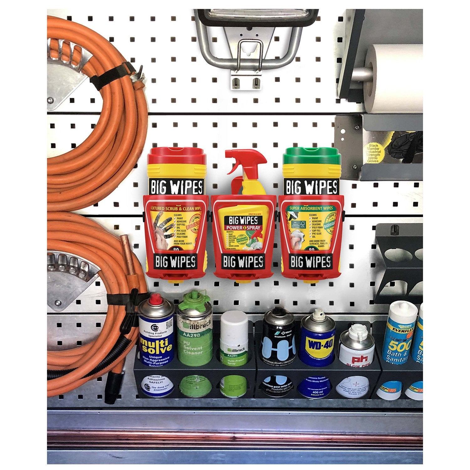 Big Wipes The CAGE Wall and Van Bracket