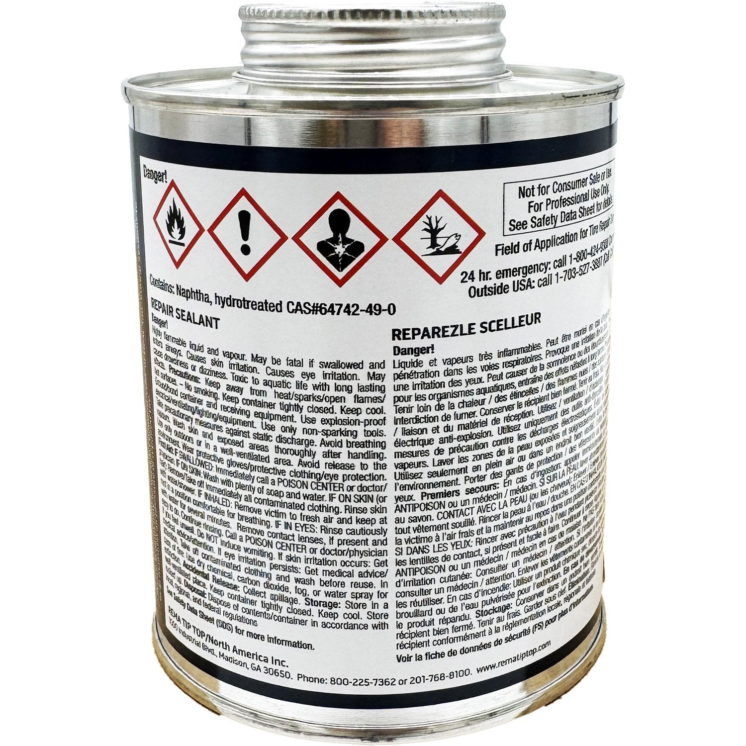 REMA TIP TOP 76F Repair Sealant with Brush Cap 16oz