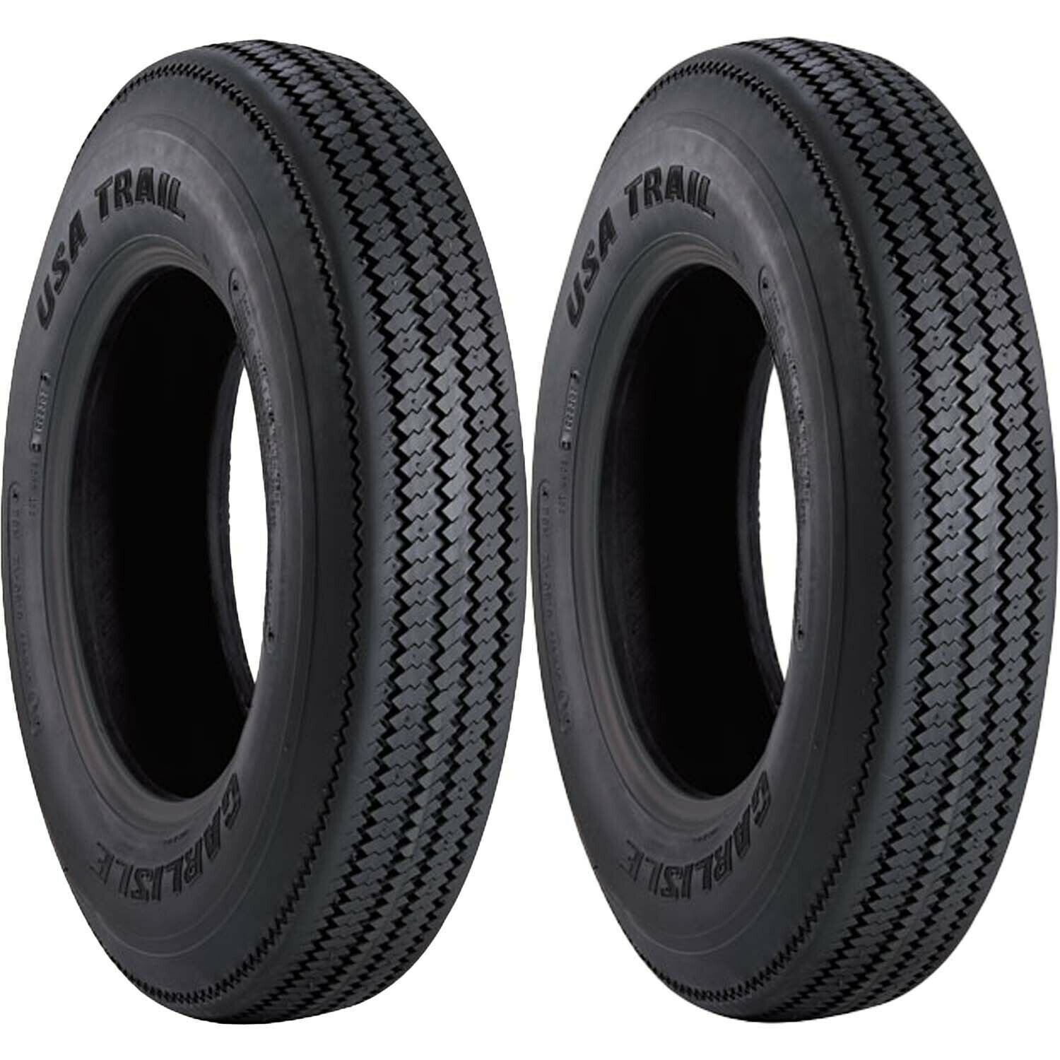 Carlisle USA Trail Trailer Tire LRC 6Ply 6.90-9 Pack of 2