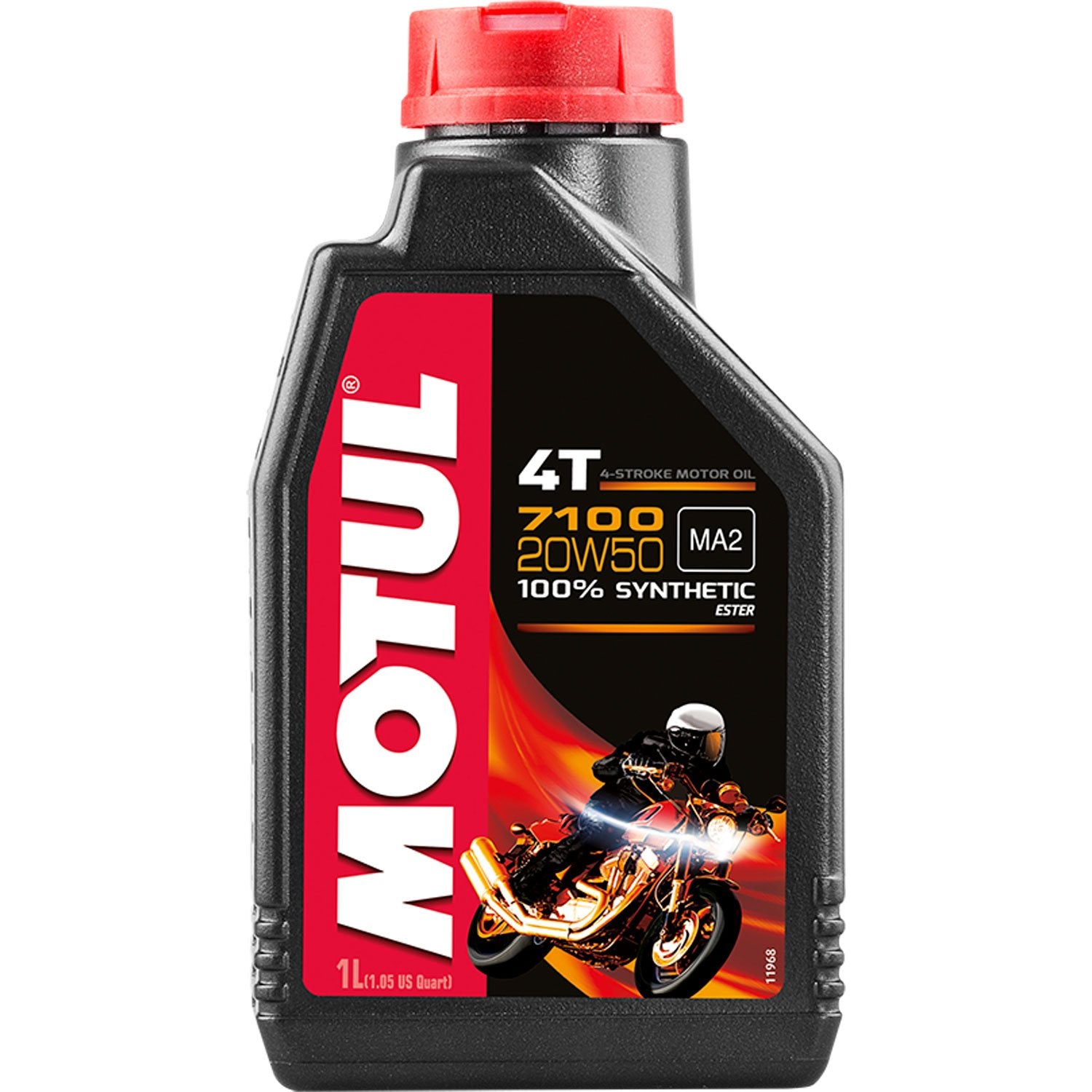 Motul 7100 4T 100% Synthetic Motor Oil 20W50 - 1 Liter