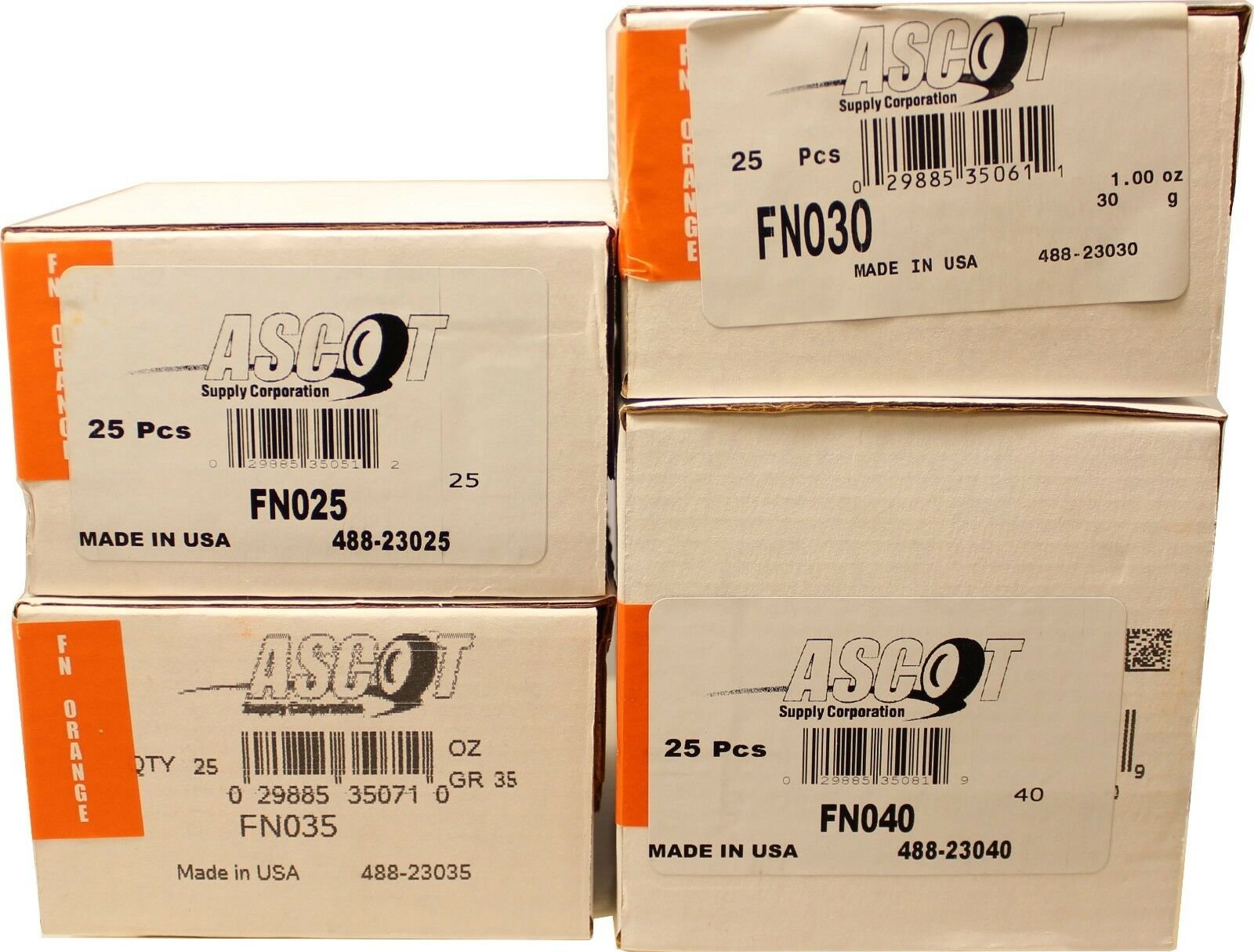 Perfect FN Coated Lead Wheel Weight Bundle 25 - 40g - Total of 100pcs (4 Items)