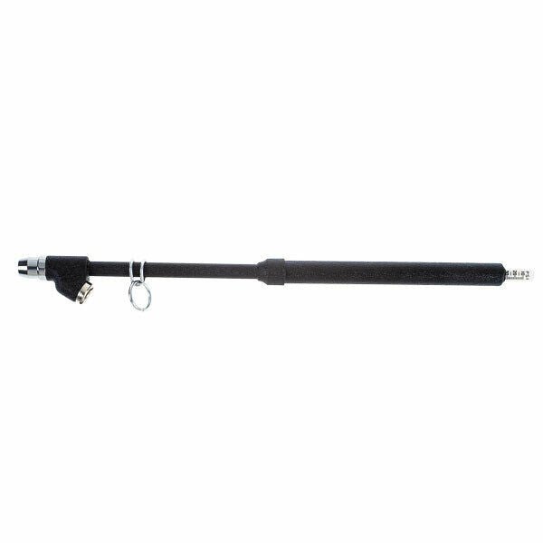 Haltec GA-165 12" Dual Foot Black Service Gauge 10-150 PSI Nylon Bar