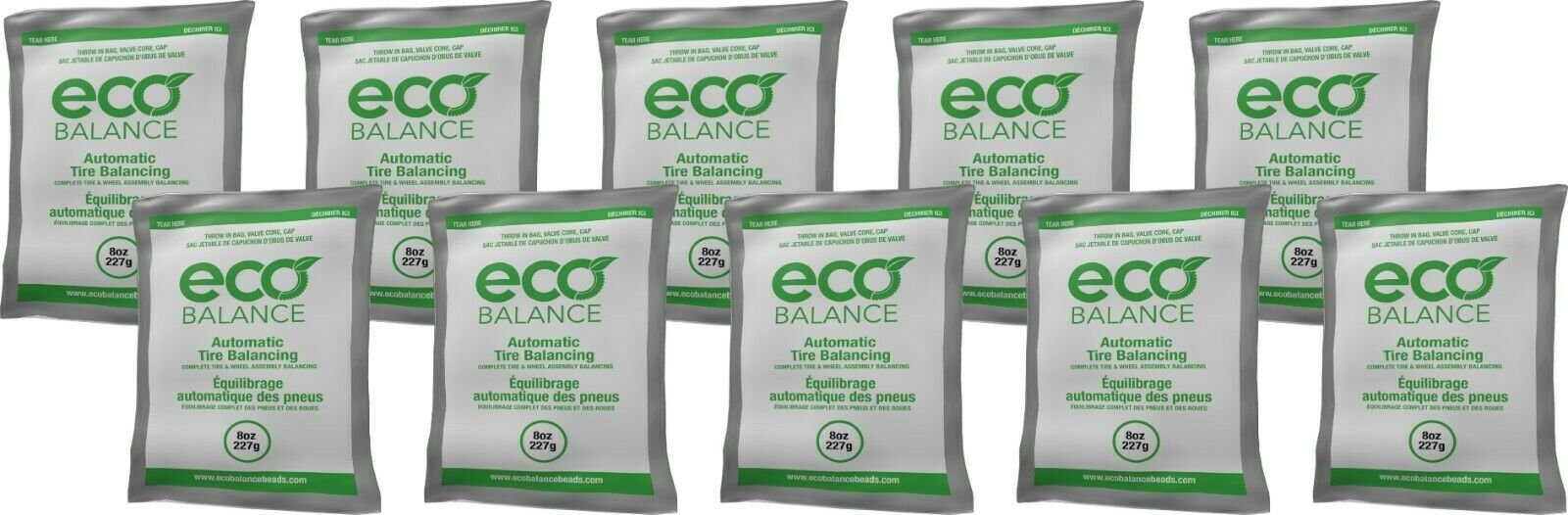 ECO Balance 08EB Tire Balancing Beads 8 oz (10 Bags)