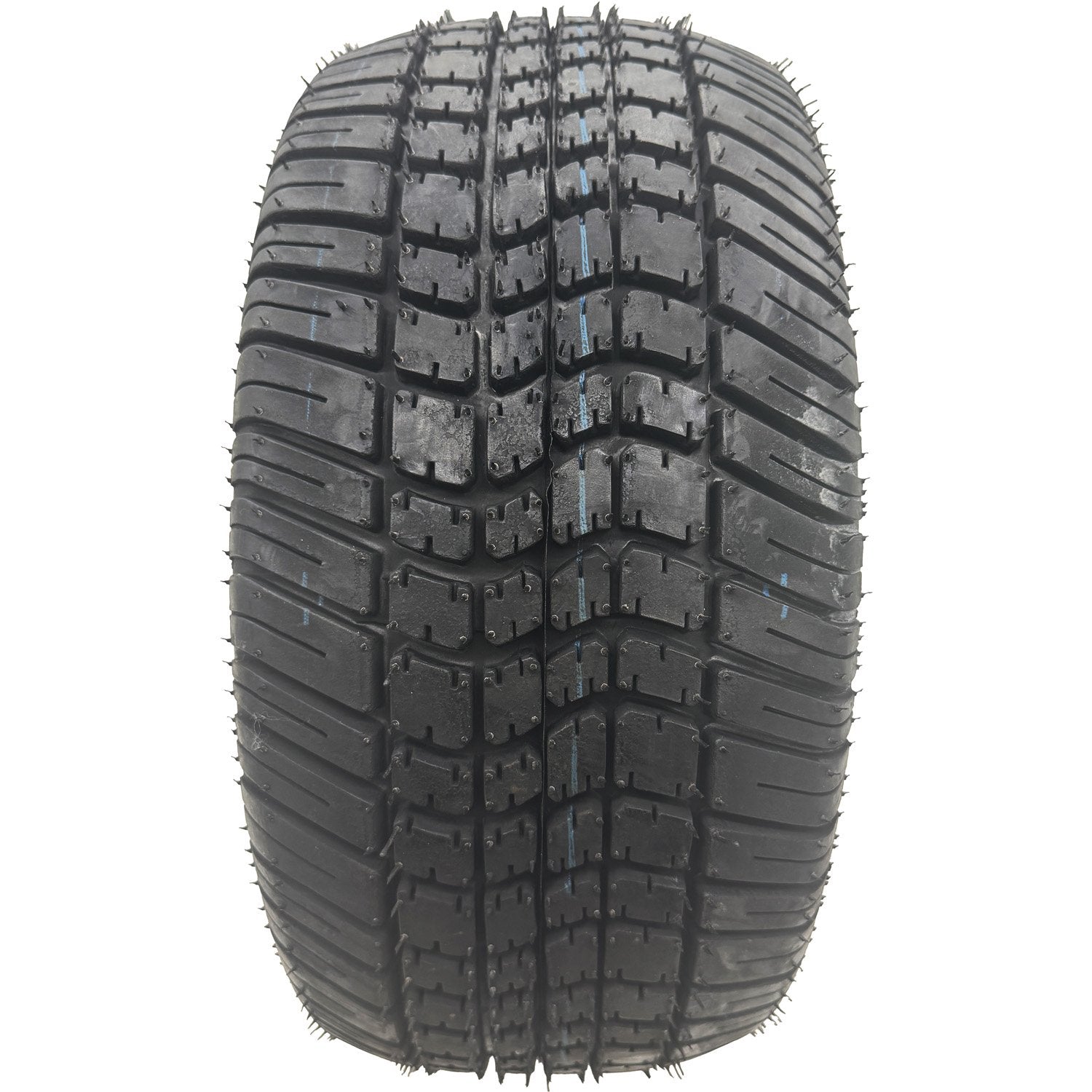Golf Cart Tire & Wheel Assembly 205/50-10 4 Ply Carlstar Tour Max on 4 on 4 White Wheel