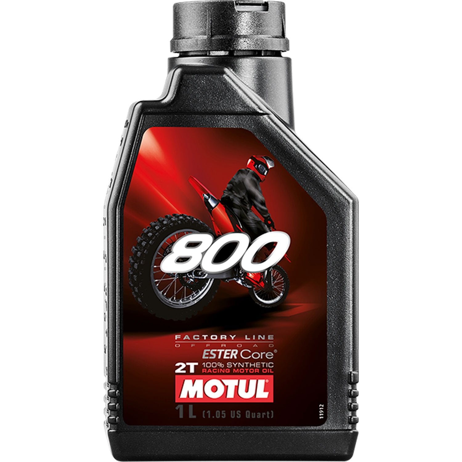 Motul 800 Factory Line Off Road 2T 100% Synthetic Motor Oil - 1 Liter