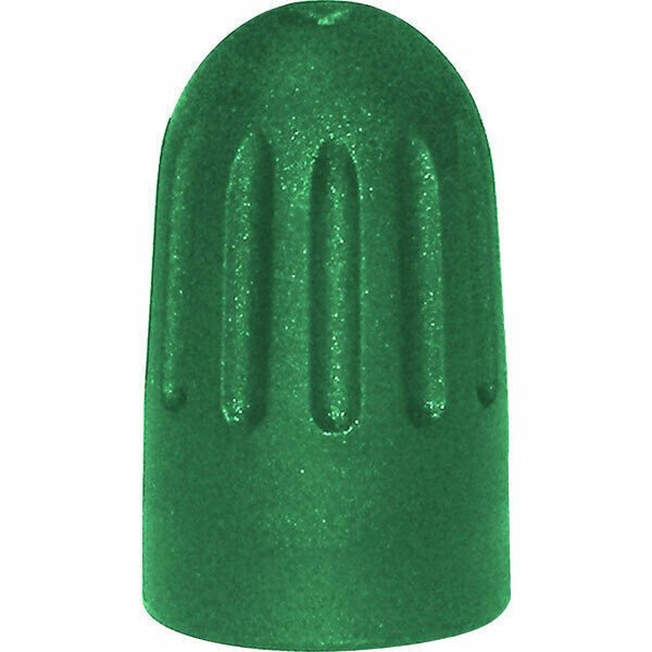 Schrader 20695 TPMS Green Plastic Valve Cap with O-Ring 100/BX