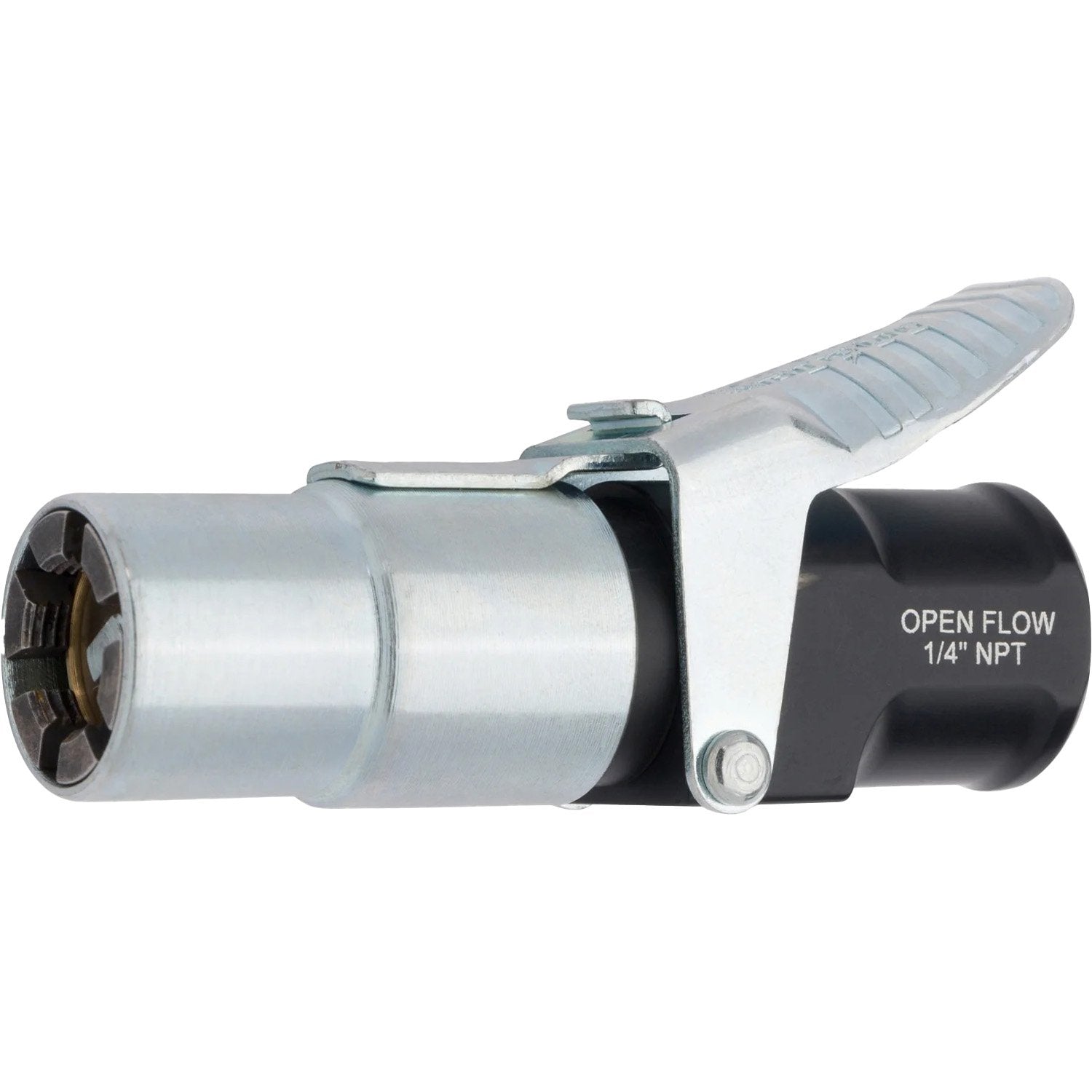 LockNFlate XL Air Chuck for Large Bore Tire Valves - Open Flow - 1/4" NPT