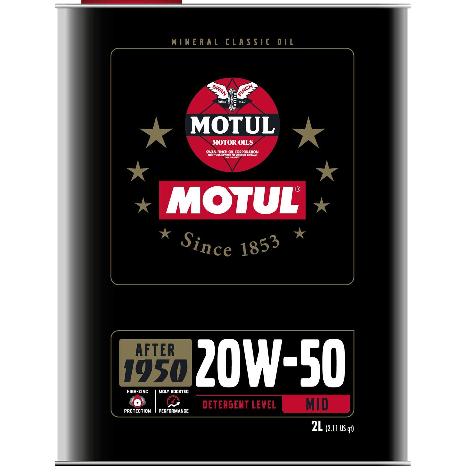 Motul Classic Performance After 1950 Motor Oil 20W50 - 2 Liter