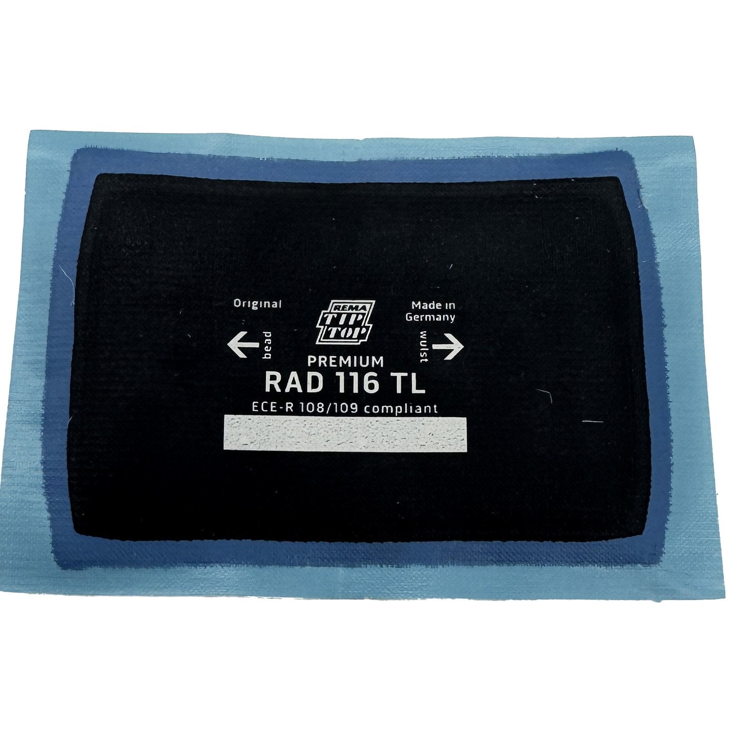 REMA TIP TOP RAD-116 Radial Tire Repair Patch 4-3/32" x 2-5/8" 1 Ply Box of 10