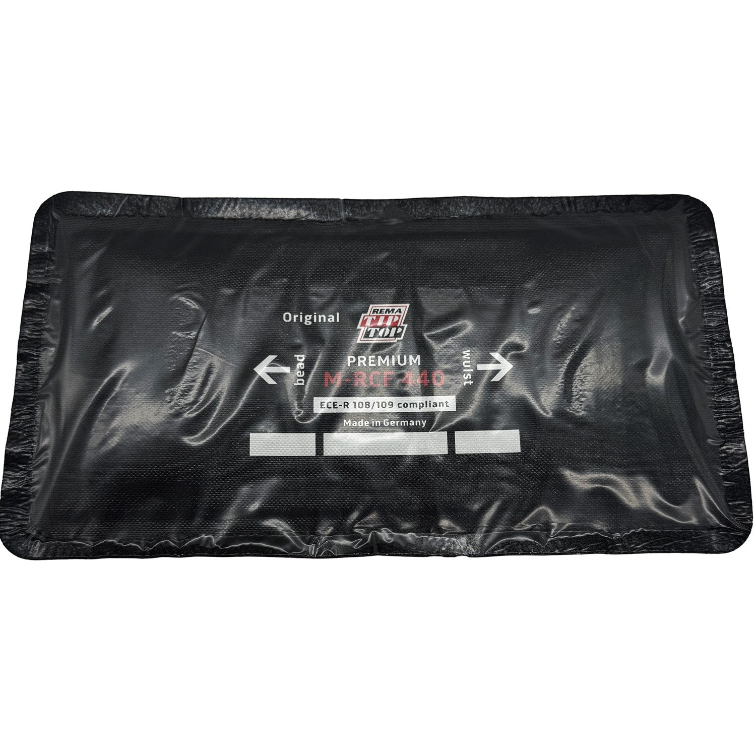 REMA TIP TOP M-RCF 440 Radial Tire Repair Patch 200mm x 110mm 2ply - Box of 10