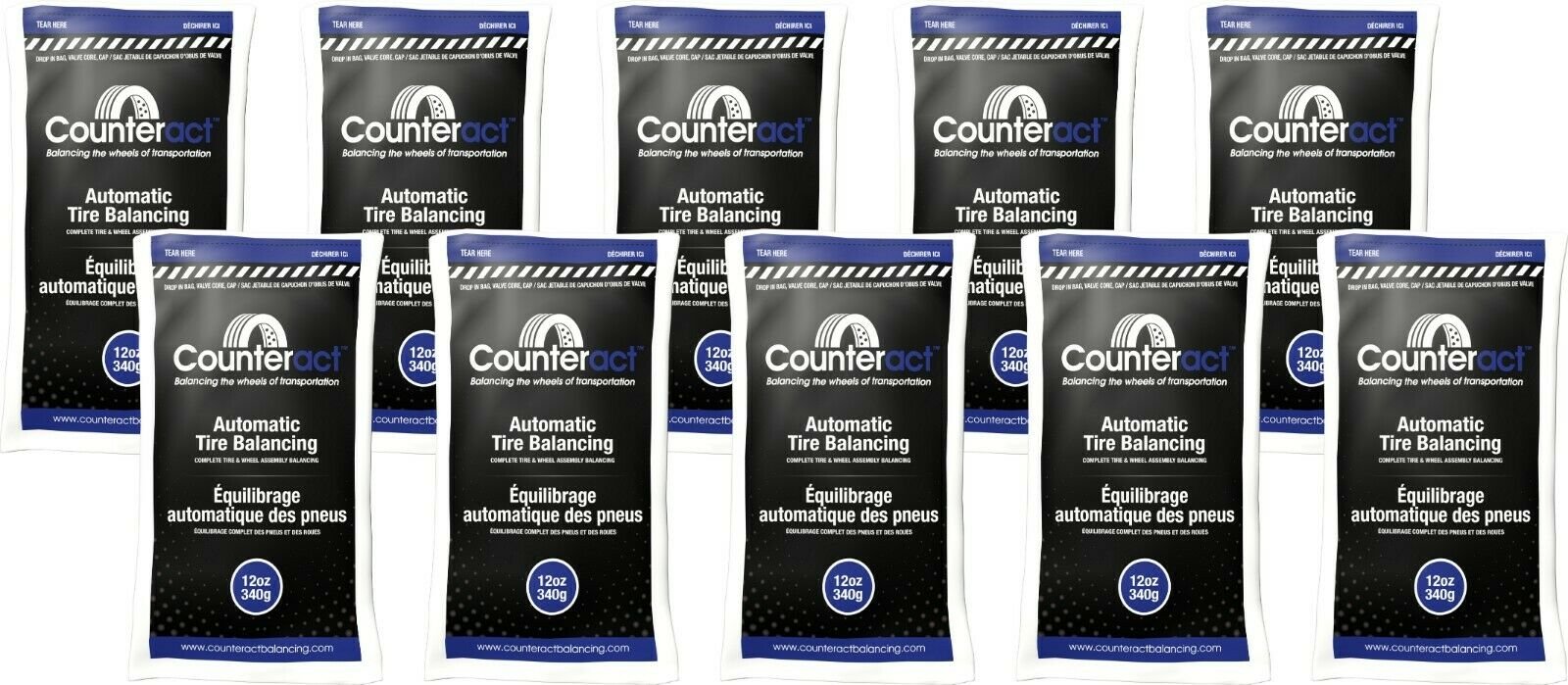 Counteract 120BNB Tire Balancing Beads 12 oz (1 Case/36 Bags)