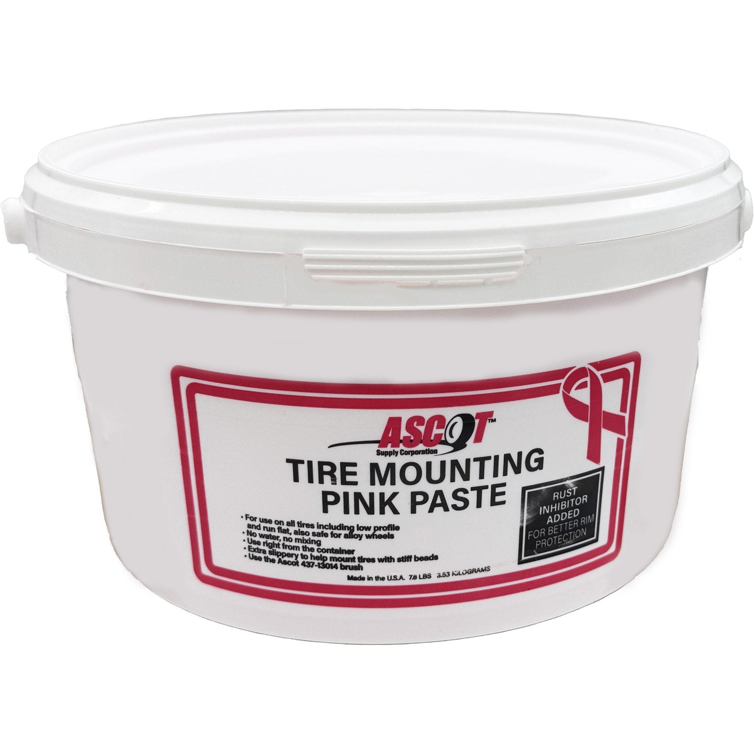 Ascot Tire Mounting Paste Pink Low Profile 8lb