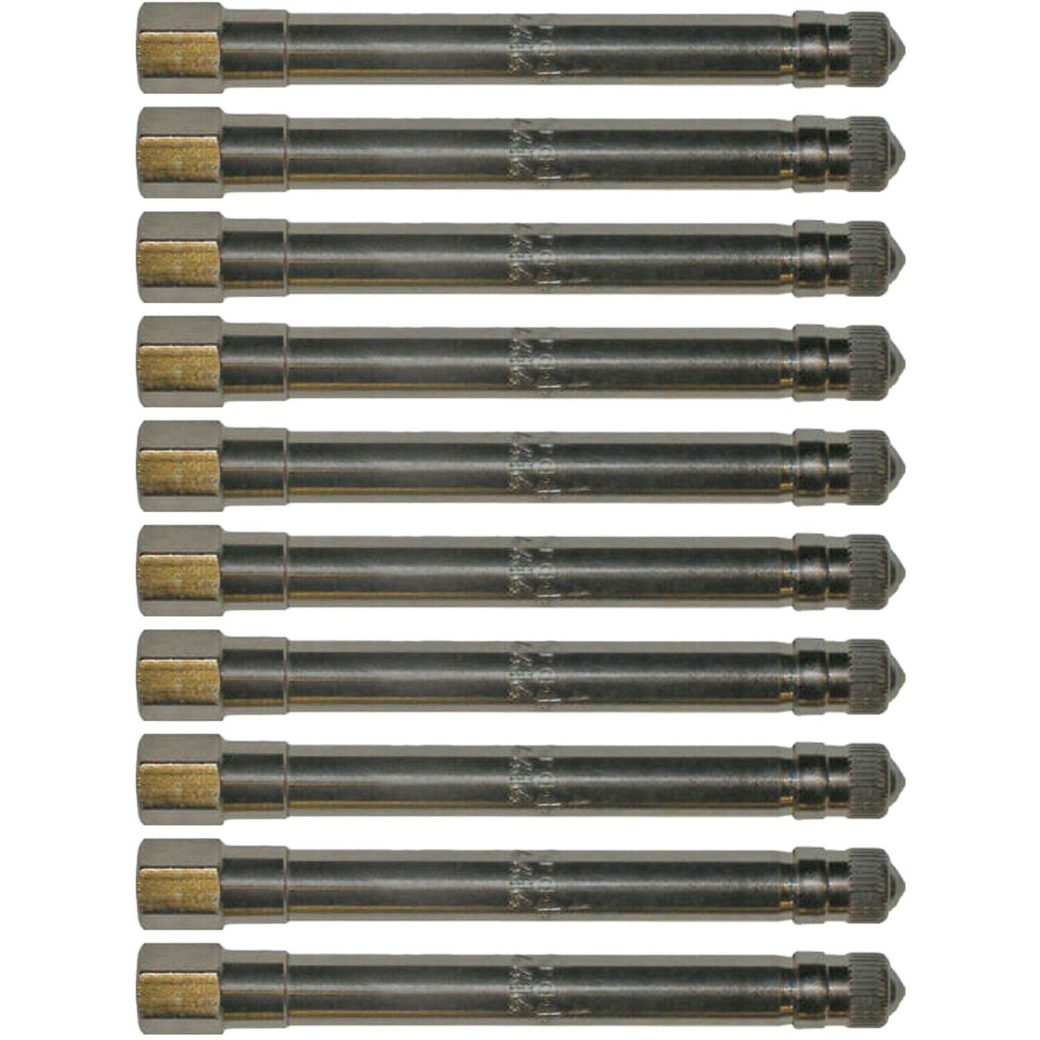 Schrader 4414 3-1/8" Metal Truck Valve Extension Pack of 10