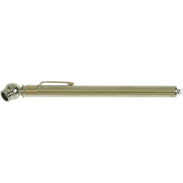 Ascot Chrome Plated Pencil Gauge 10-75 PSI
