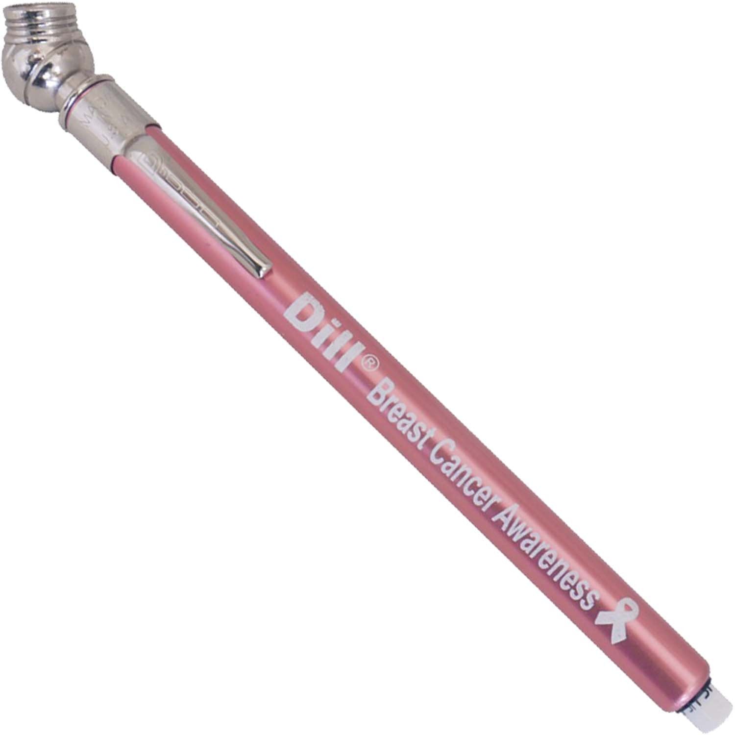 Dill 20-90 psi Pencil Style Tire Air Gauge - Pink