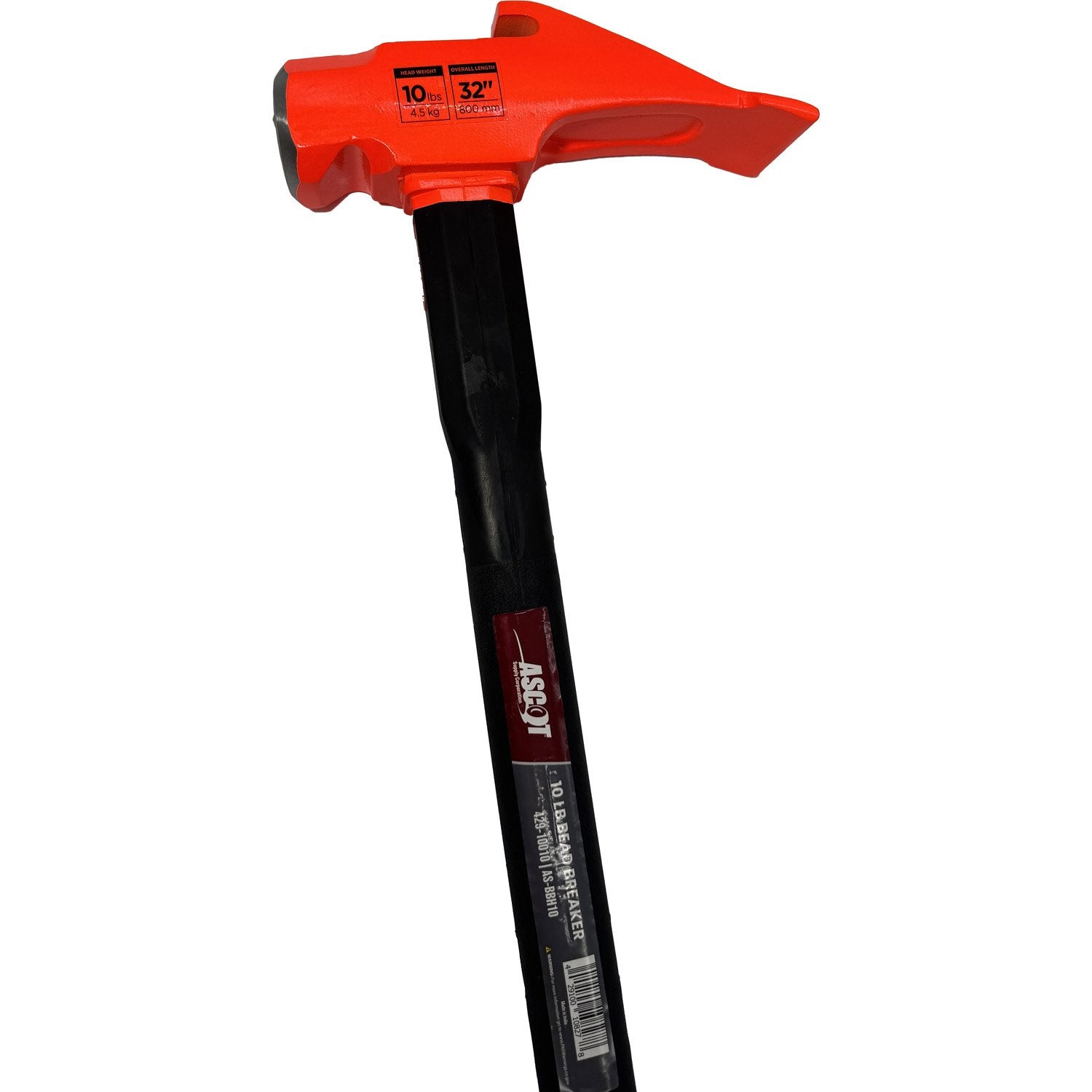 Ascot 32" 10lb Steel Duck Billed Tire Bead Breaking Hammer