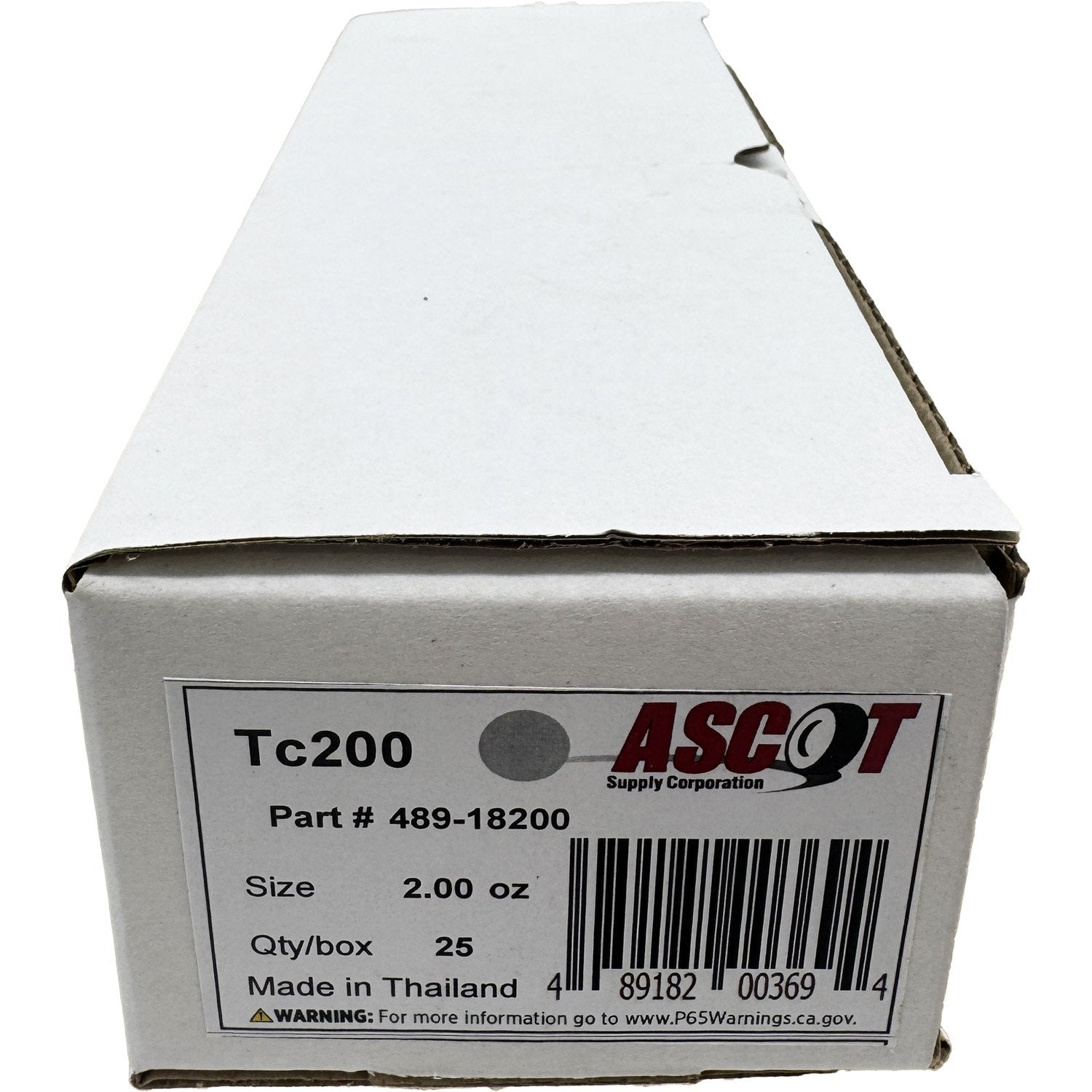 Ascot T Style Coated Lead Clip-On Wheel Weight 2.00oz - Box of 25