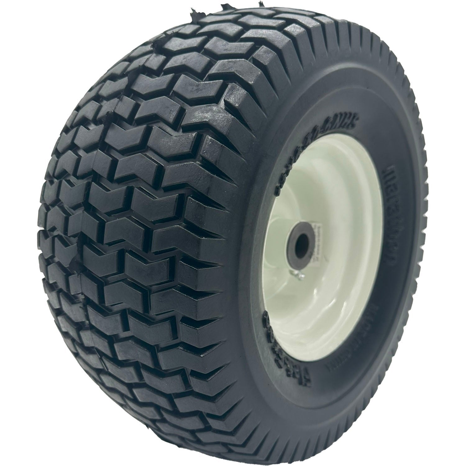 Marathon 30226 Flat Free Lawn Mower Tire on Rim with Bushing 13x6.50-6
