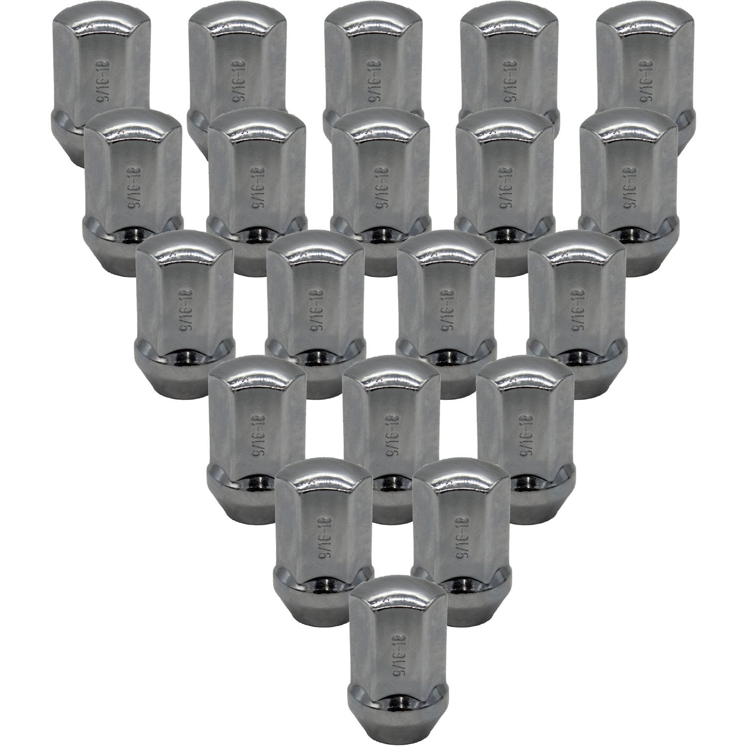 Premium Service 9/16-18 Duplex Bulge Acorn 7/8" Hex Wheel Lug Nut Pack of 20
