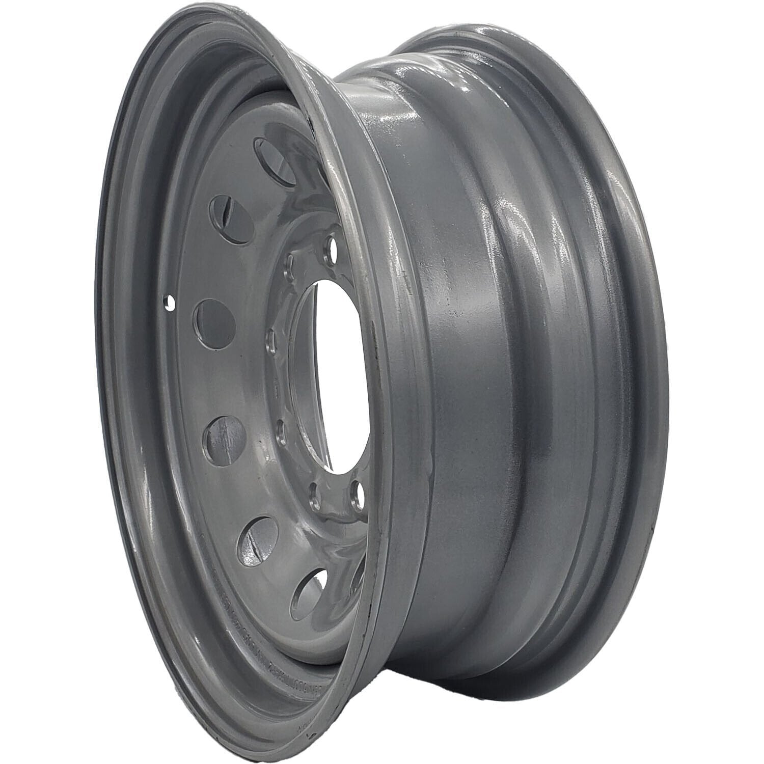 Carlisle 16x6 8 on 6.5 Modular Steel Trailer Wheel - Silver