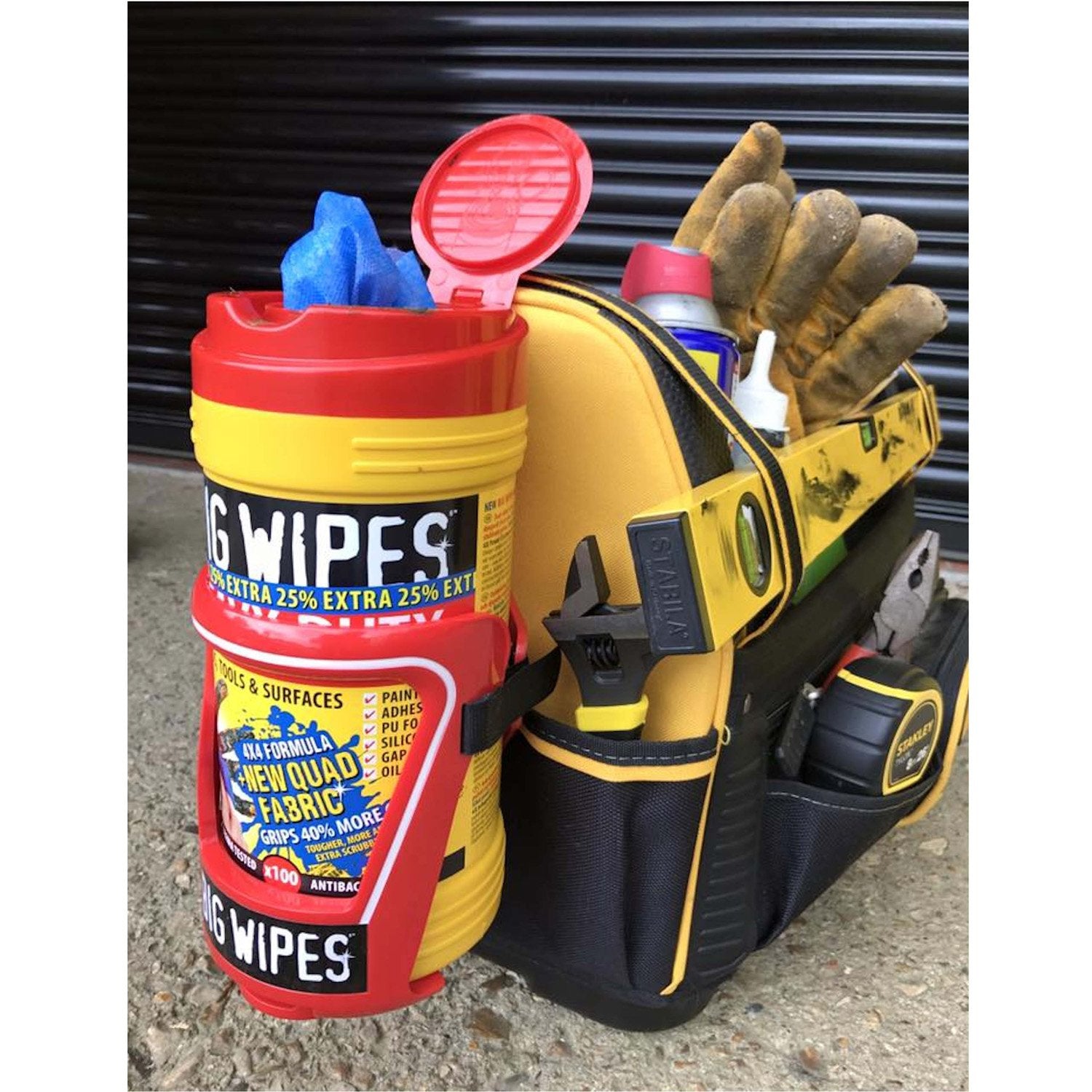 Big Wipes The CAGE Wall and Van Bracket