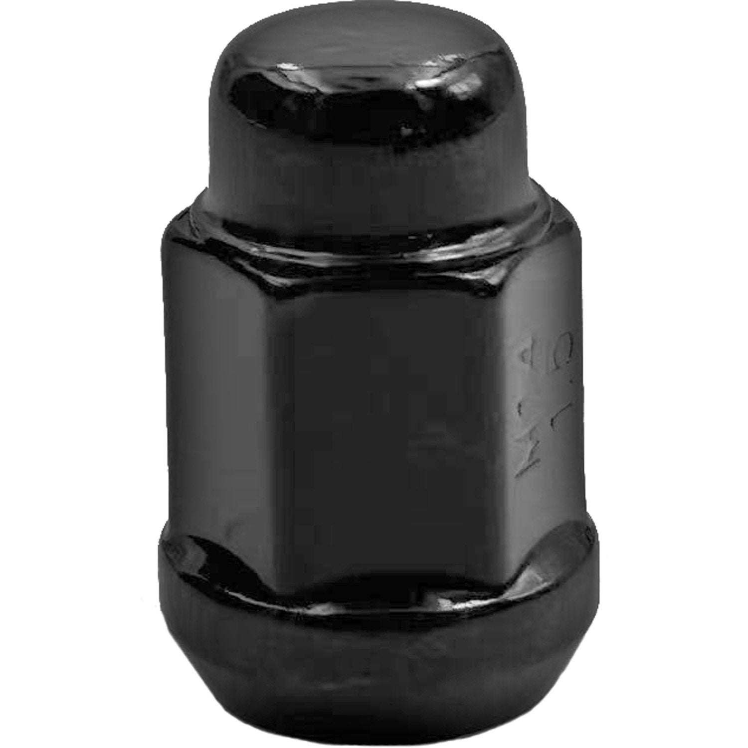 Premium Service M14x1.50 Bulge Acorn 2pc Wheel Lug Nut 3/4" Hex - Black Pack of 20