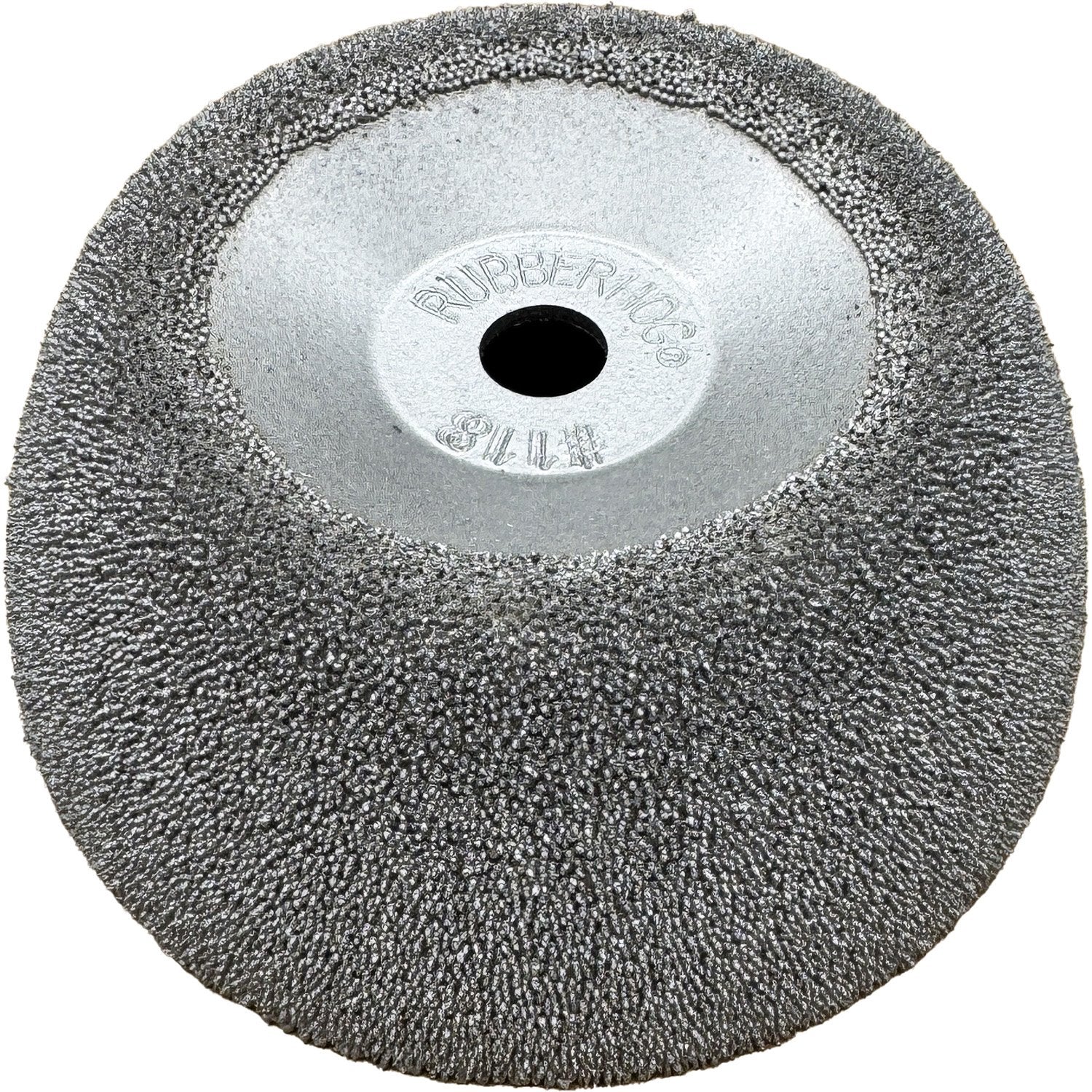 Rubberhog 3-1/2" x 1-1/2" Flared Contour Buffing Wheel 170 SSG 3/8" Arbor Hole