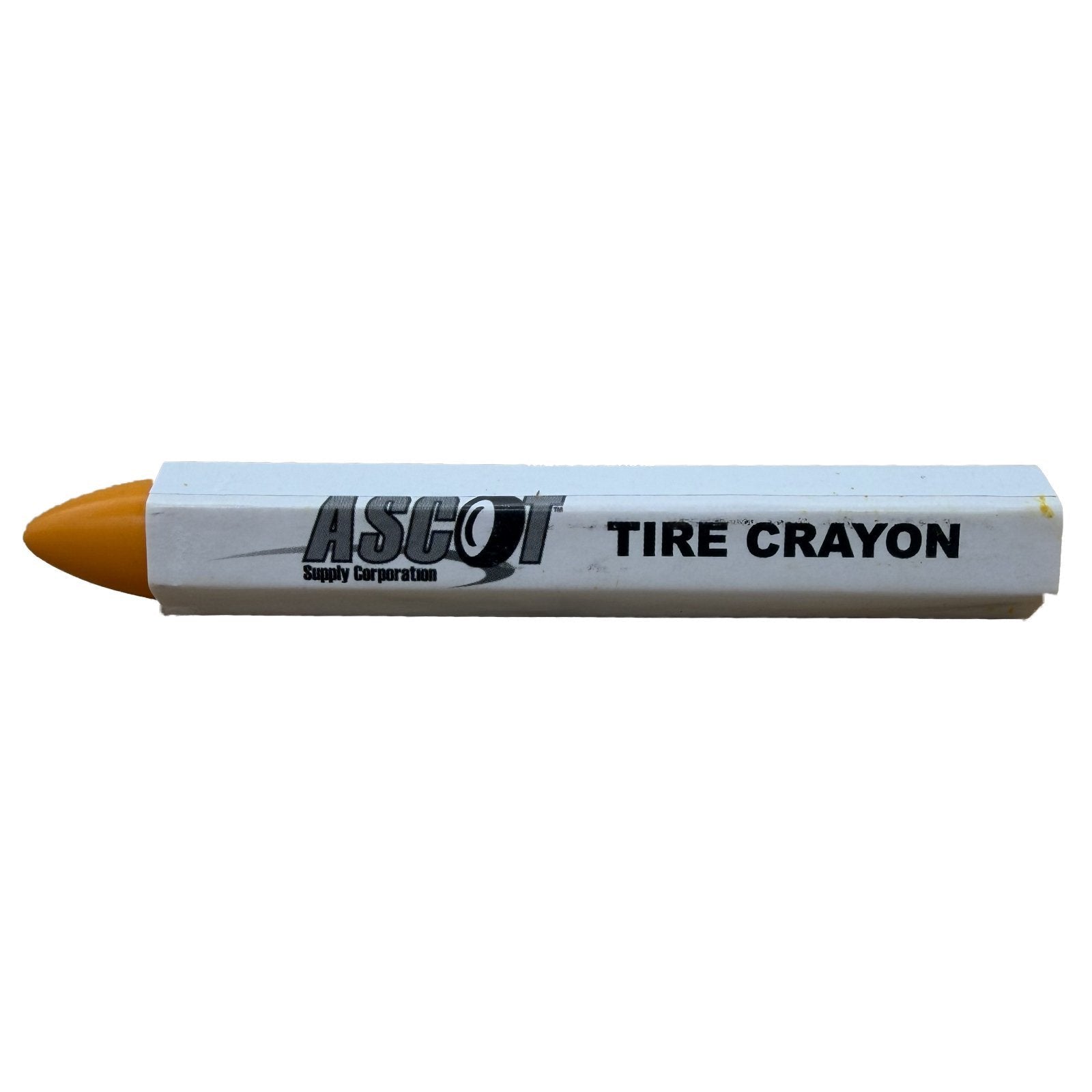 Ascot Tire Marking Crayon - Yellow (Pack of 12)