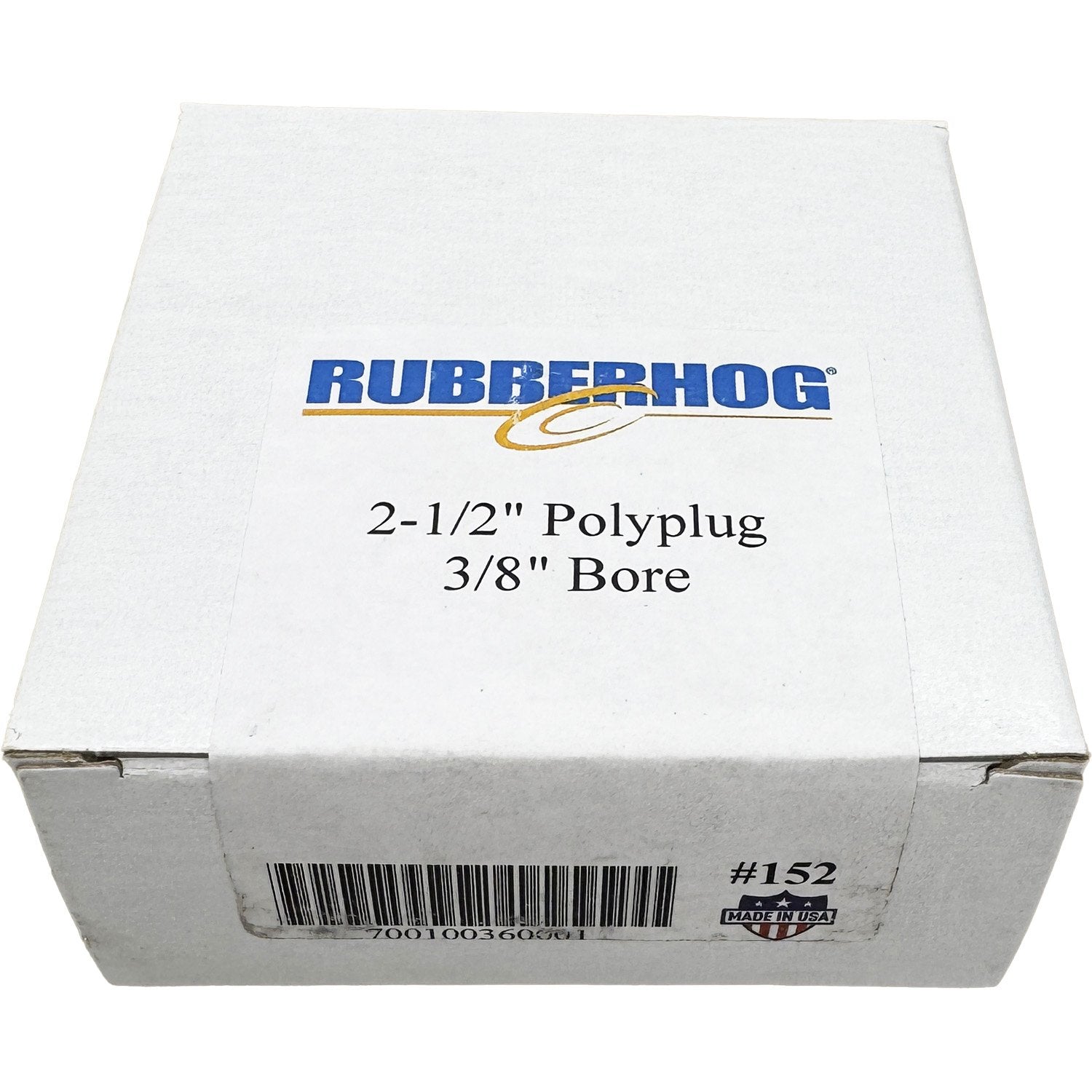 Rubberhog 2-1/2" Polyplug for Flared Contour Wheels with 3/8" Arbor Hole