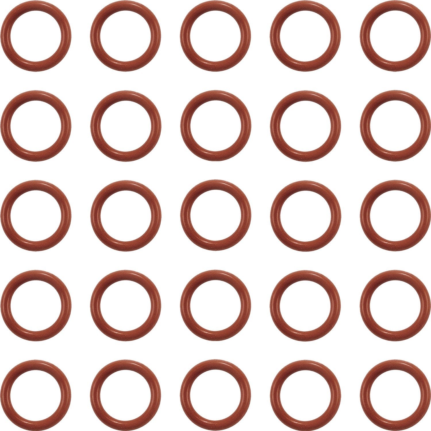 Red O-Ring for TR540 Series Metric Aluminum Wheel Truck Valve Stem Pack of 25