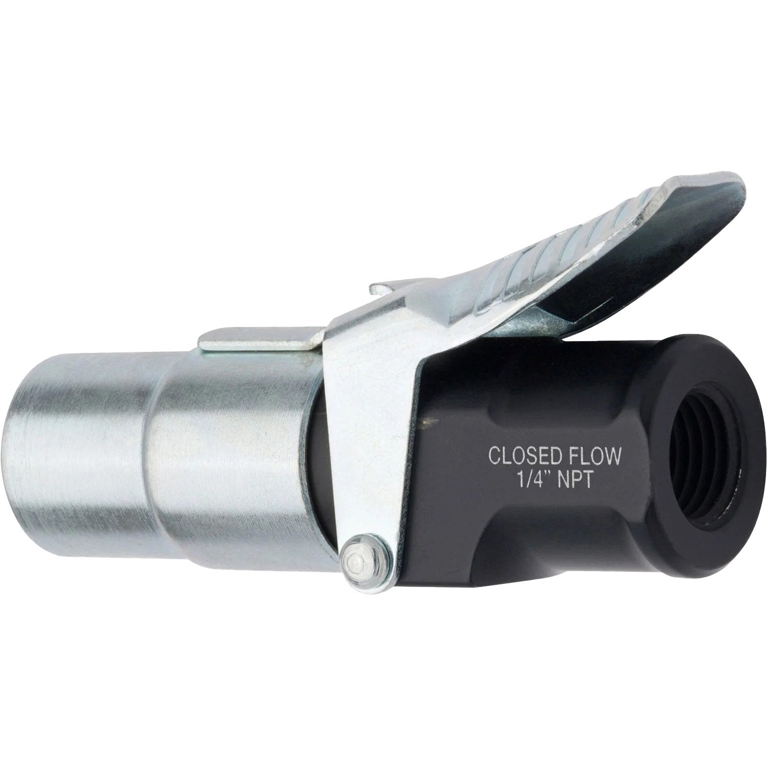 LockNFlate XL Air Chuck for Large Bore Tire Valves - 1/4" Closed Flow