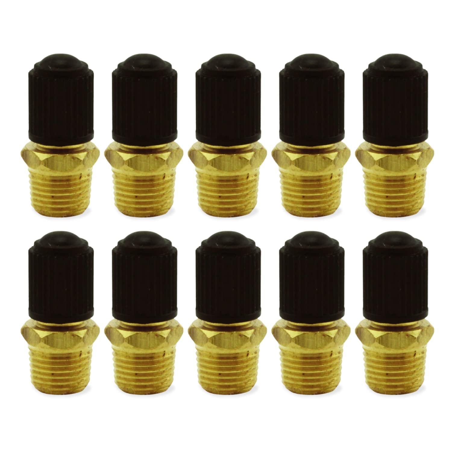 Milton S-684 1/8" MNPT Male Tank Valve Pack of 10