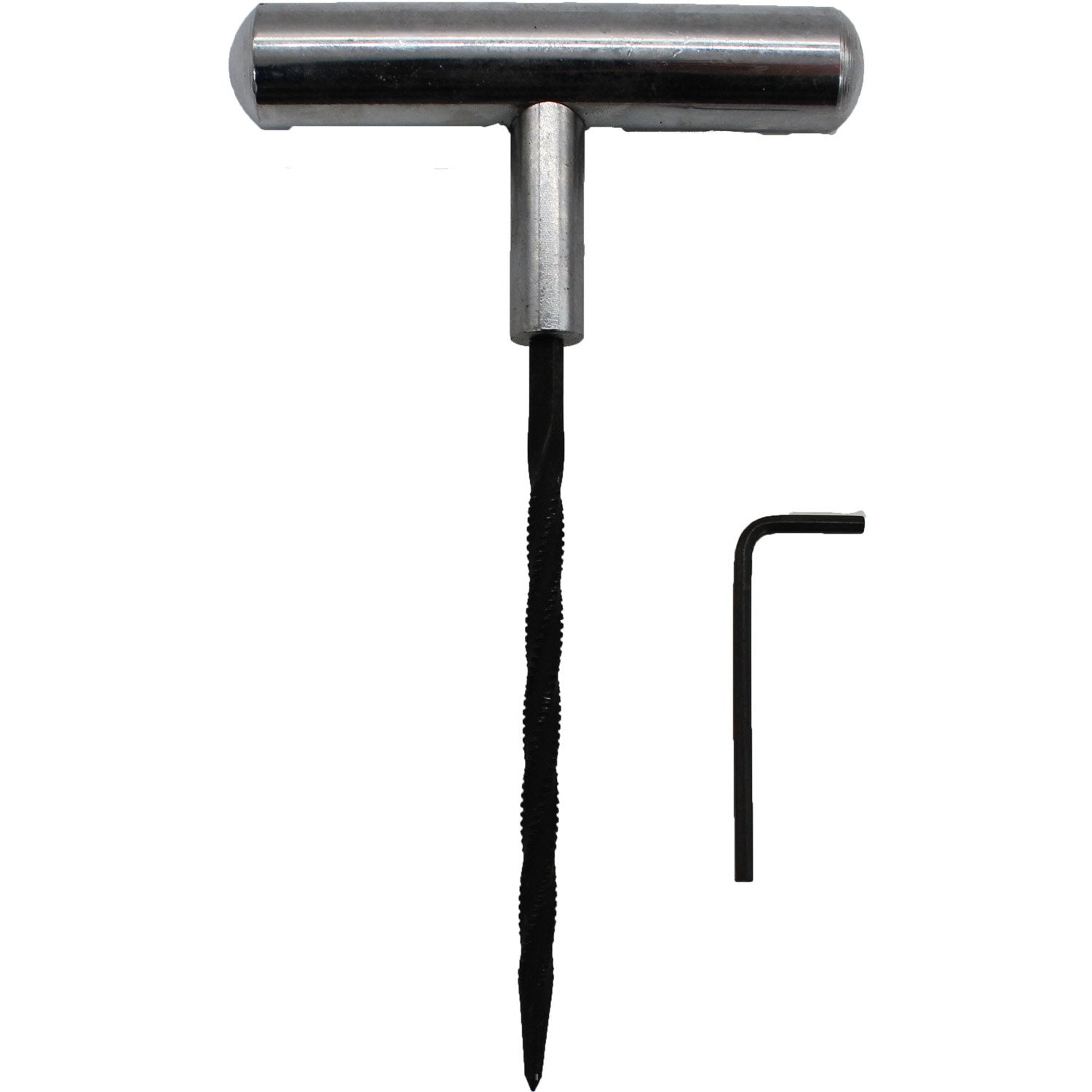 Barbed Tire Rasp with Chrome Plated T - Handle