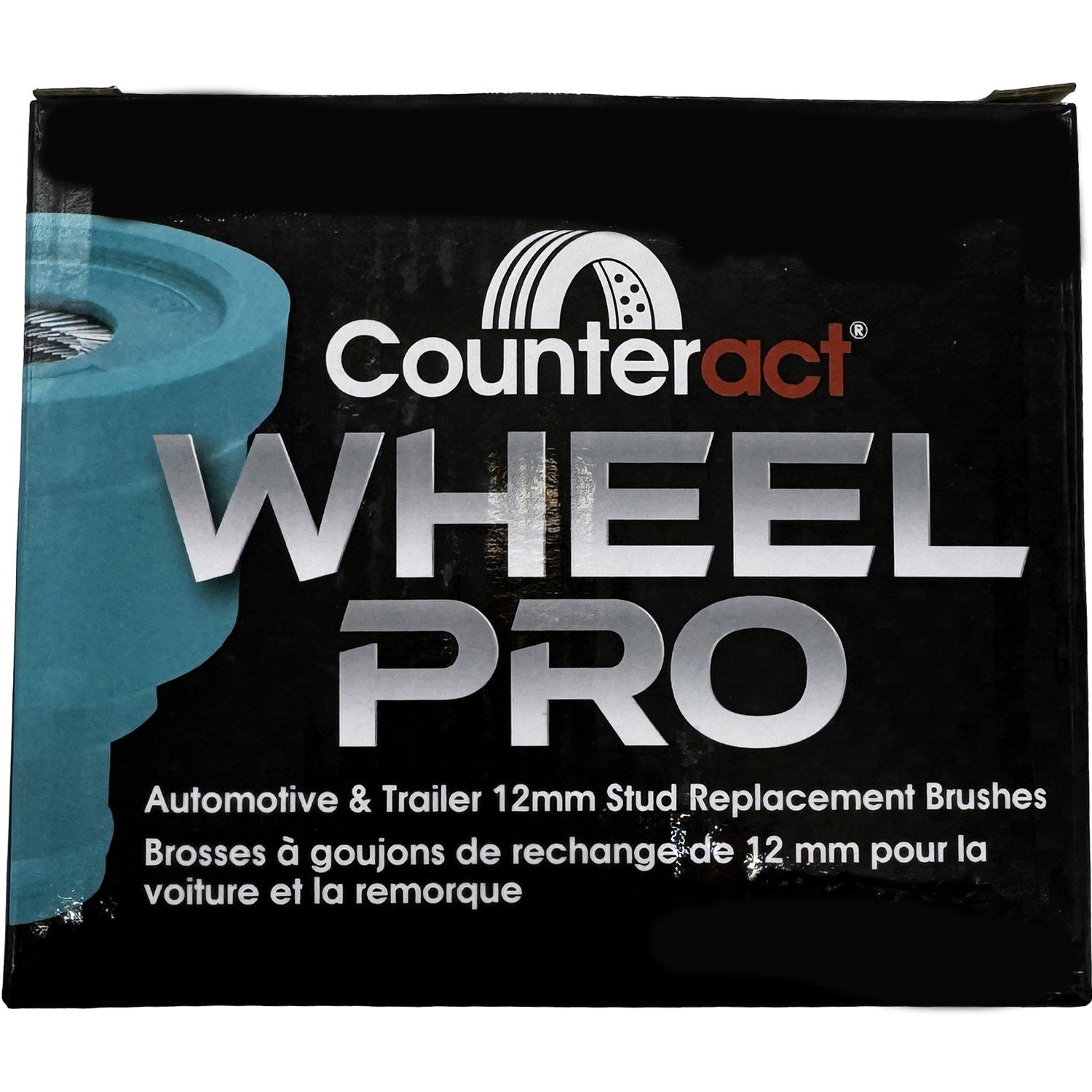 Counteract Wheel Pro 12mm x 40mm Replacement Stud Brush Pack of 6