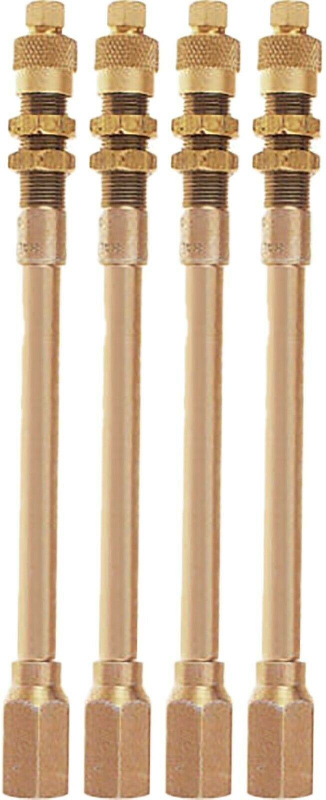Haltec 867-6 6" Large Bore Brass Valve Extension Pack of 4