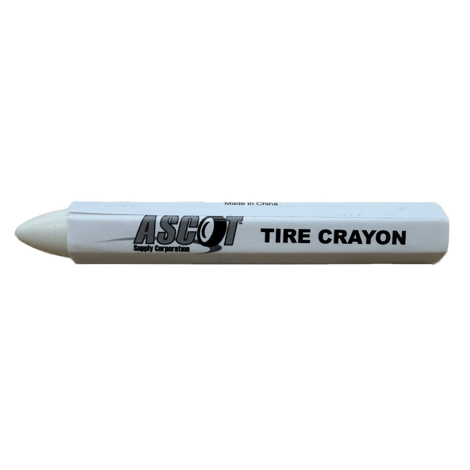 Ascot Tire Marking Crayon - White (Pack of 12)