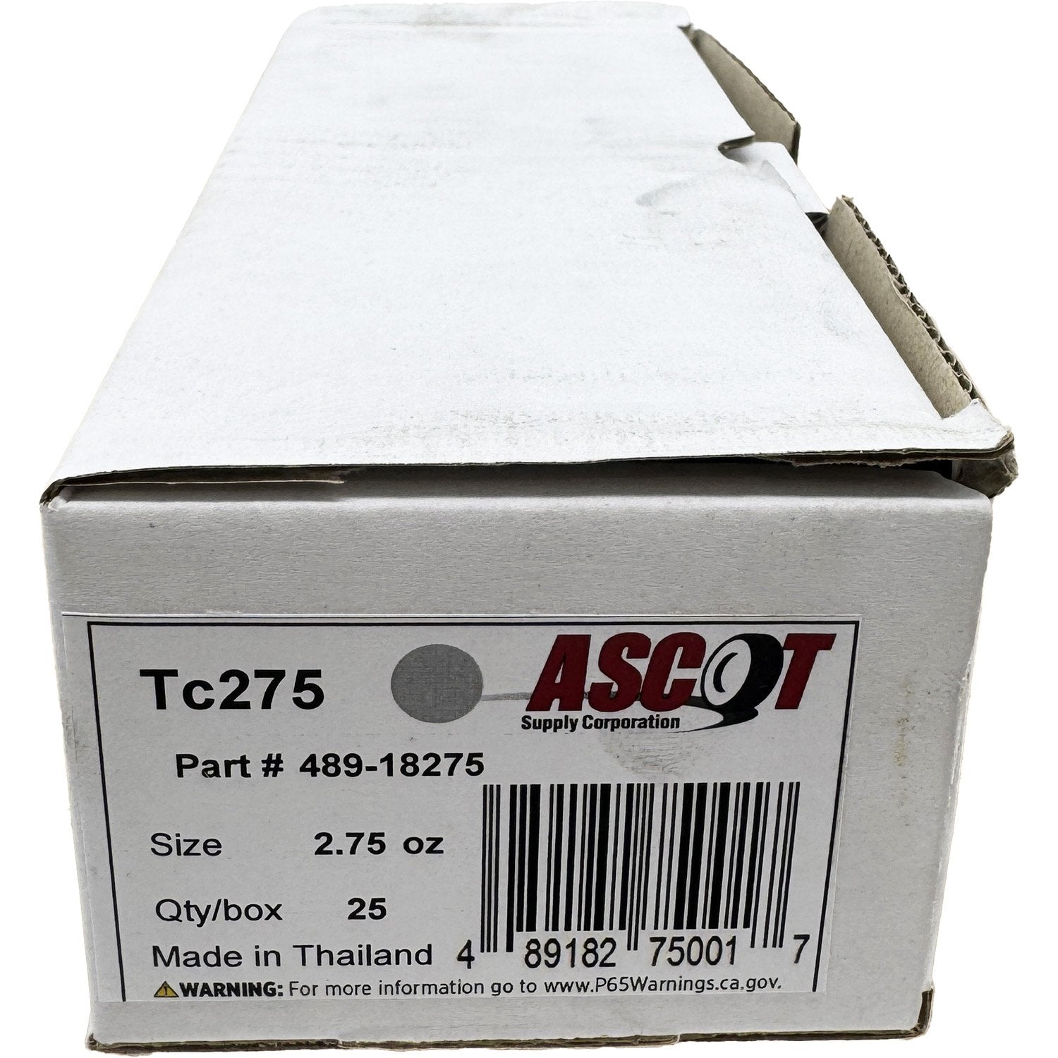 Ascot T Style Coated Lead Clip-On Wheel Weight 2.75oz - Box of 25