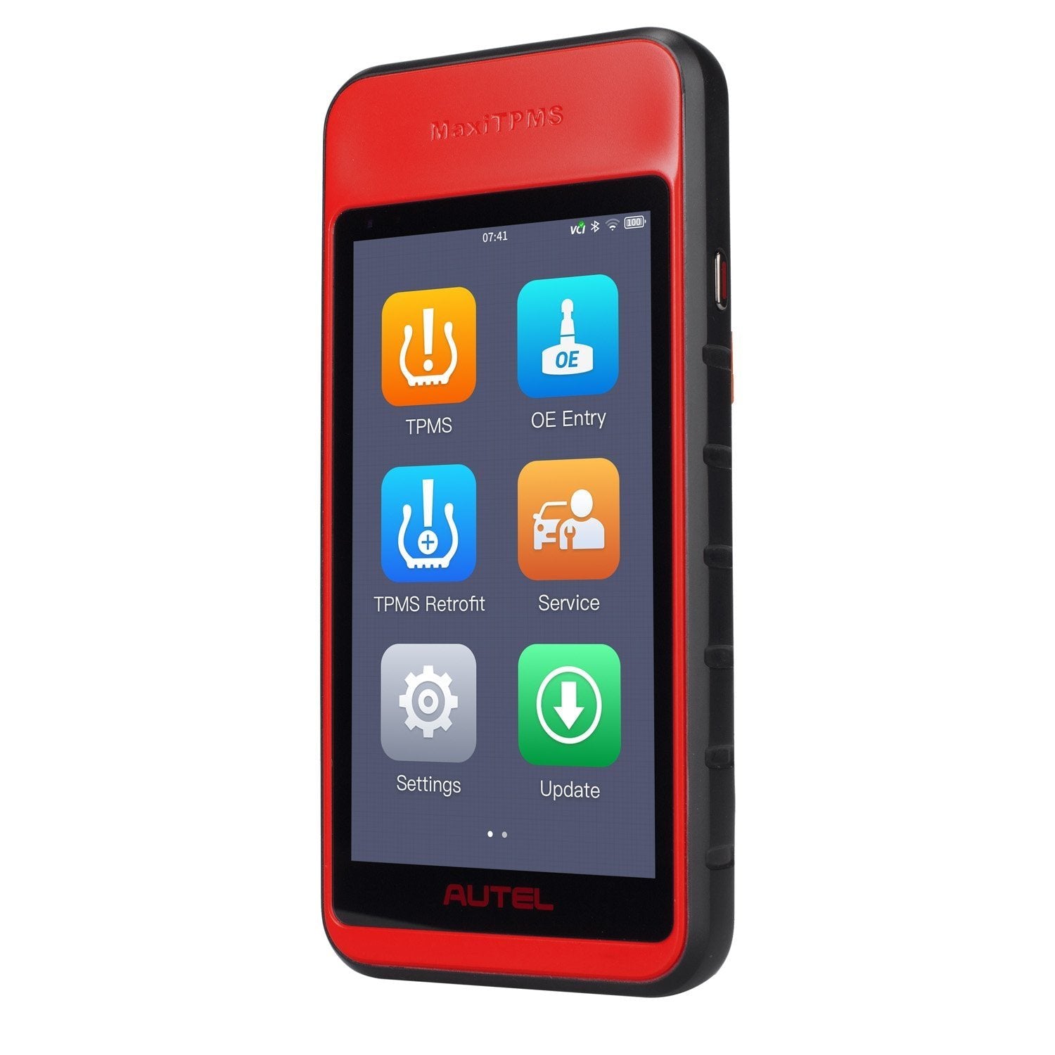 Autel ITS600 Maxi TPMS Diagnostic Tool and 8 MX1 Rubber Stem Sensors