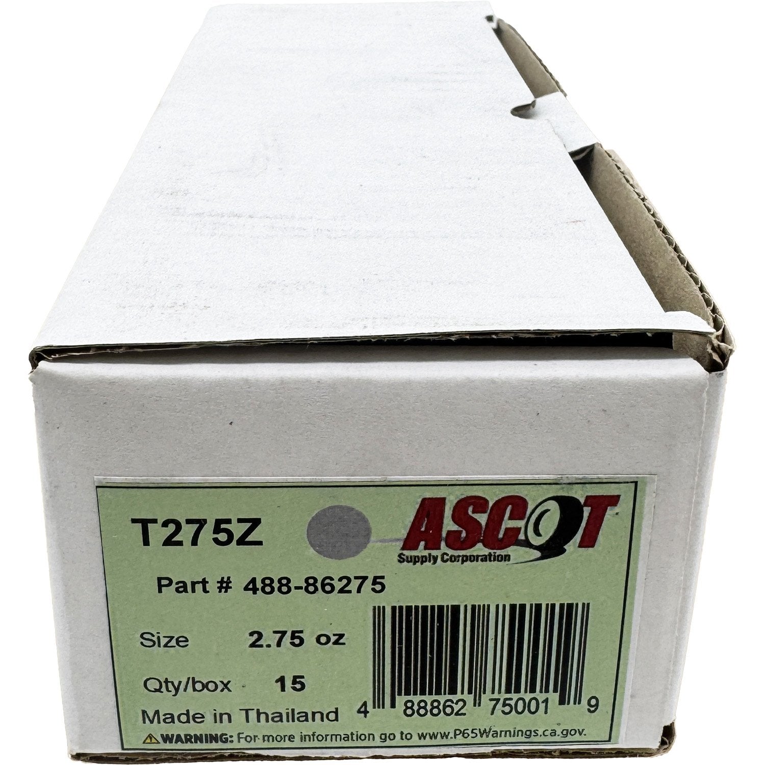 Ascot T Style Coated Zinc Clip-On Wheel Weight 2.75oz - Box of 15
