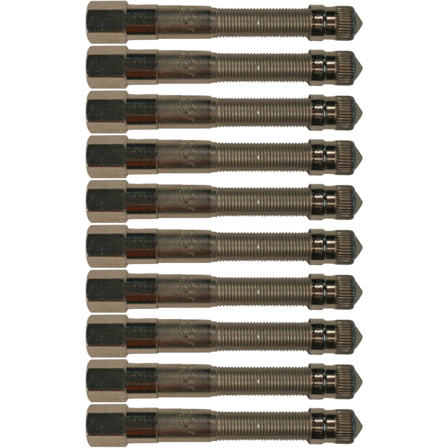 Schrader 2-7/32" Metal Truck Valve Extension Pack of 10